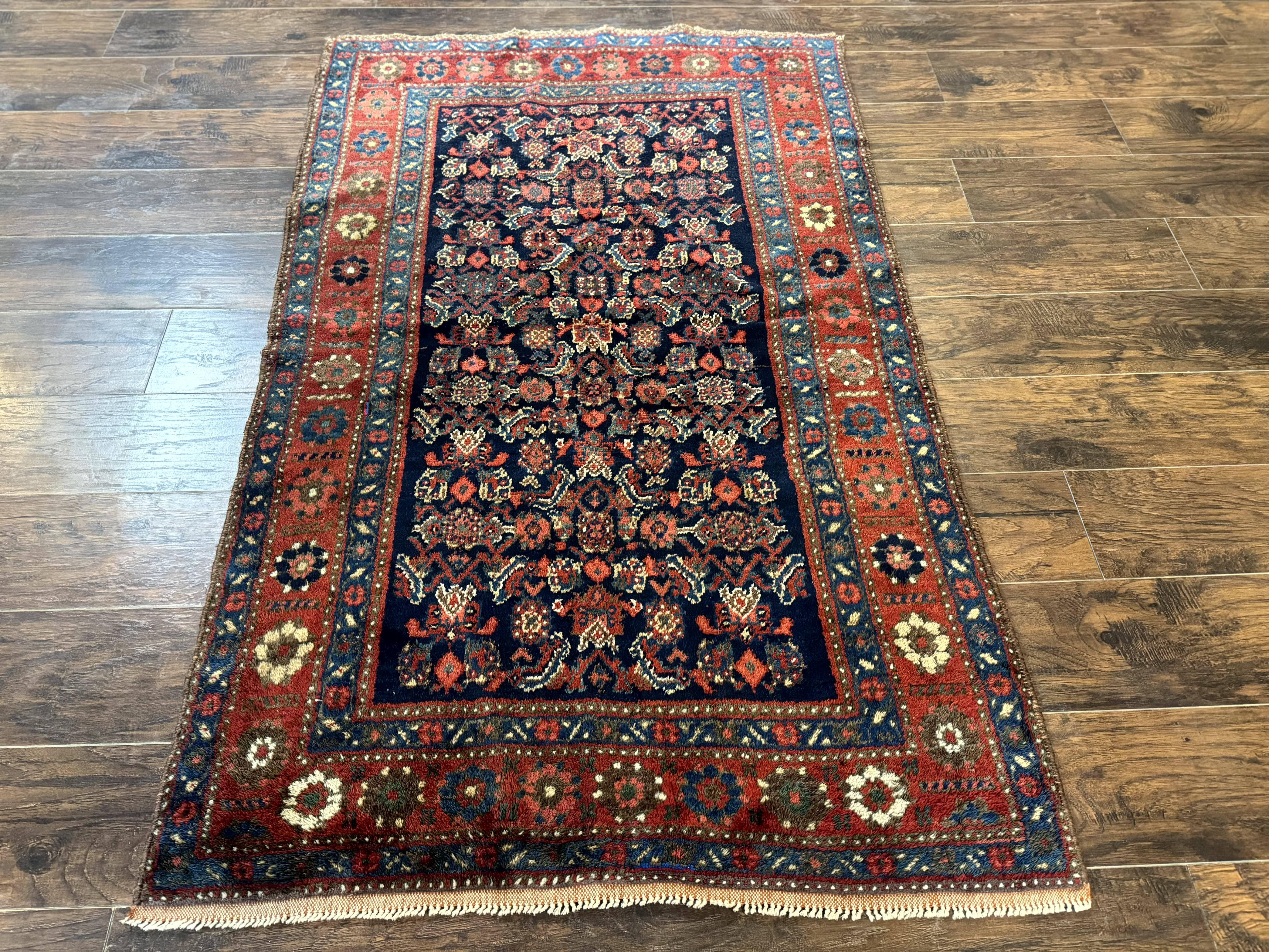 Antique Persian Tribal Rug 4x6, Kurdish Rug - Jewel Rugs
