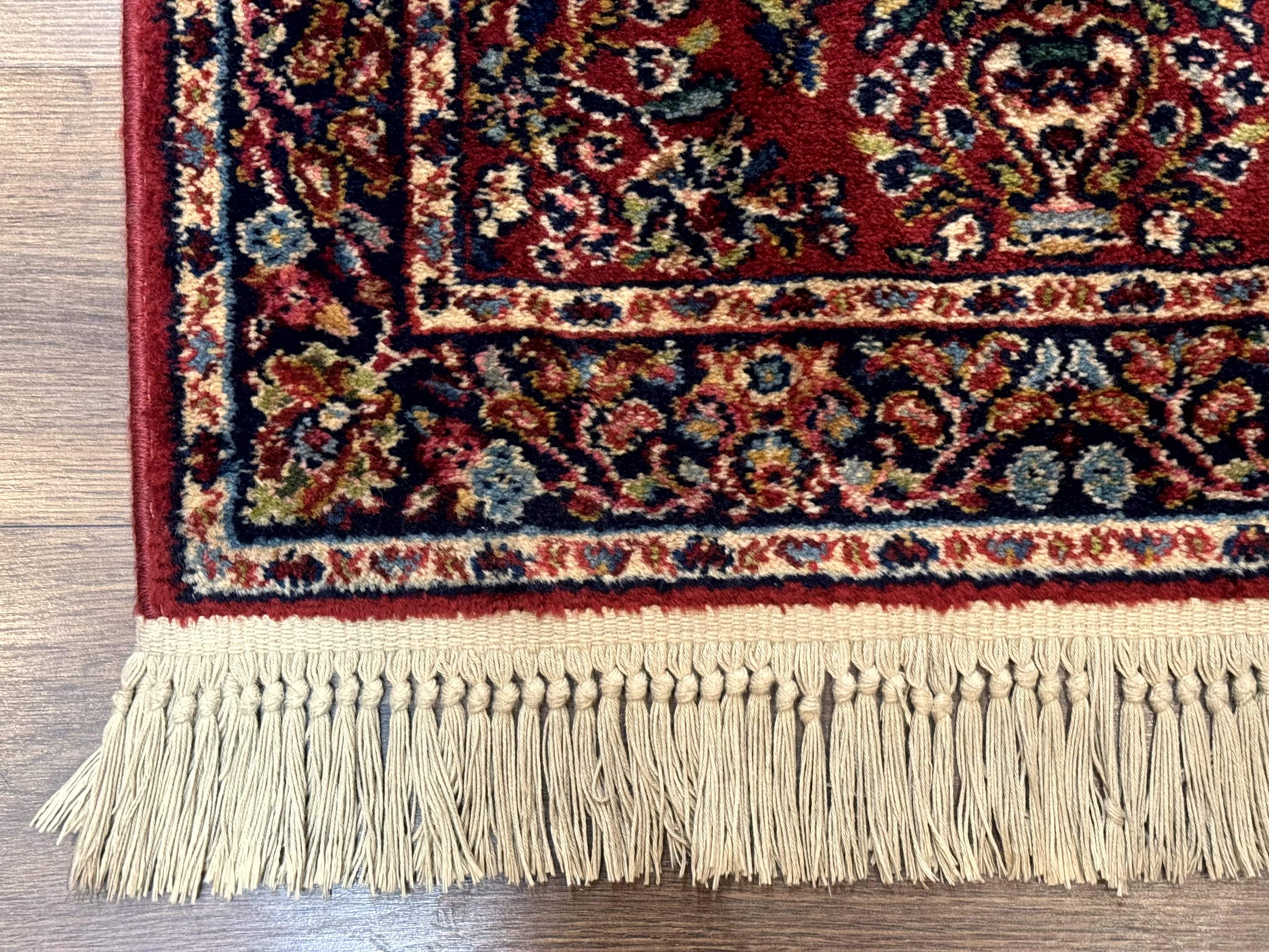 Karastan Runner Rug 2.6 x 8.6, Red Sarouk #785, Original 700 Series, Wool, Rare - Jewel Rugs