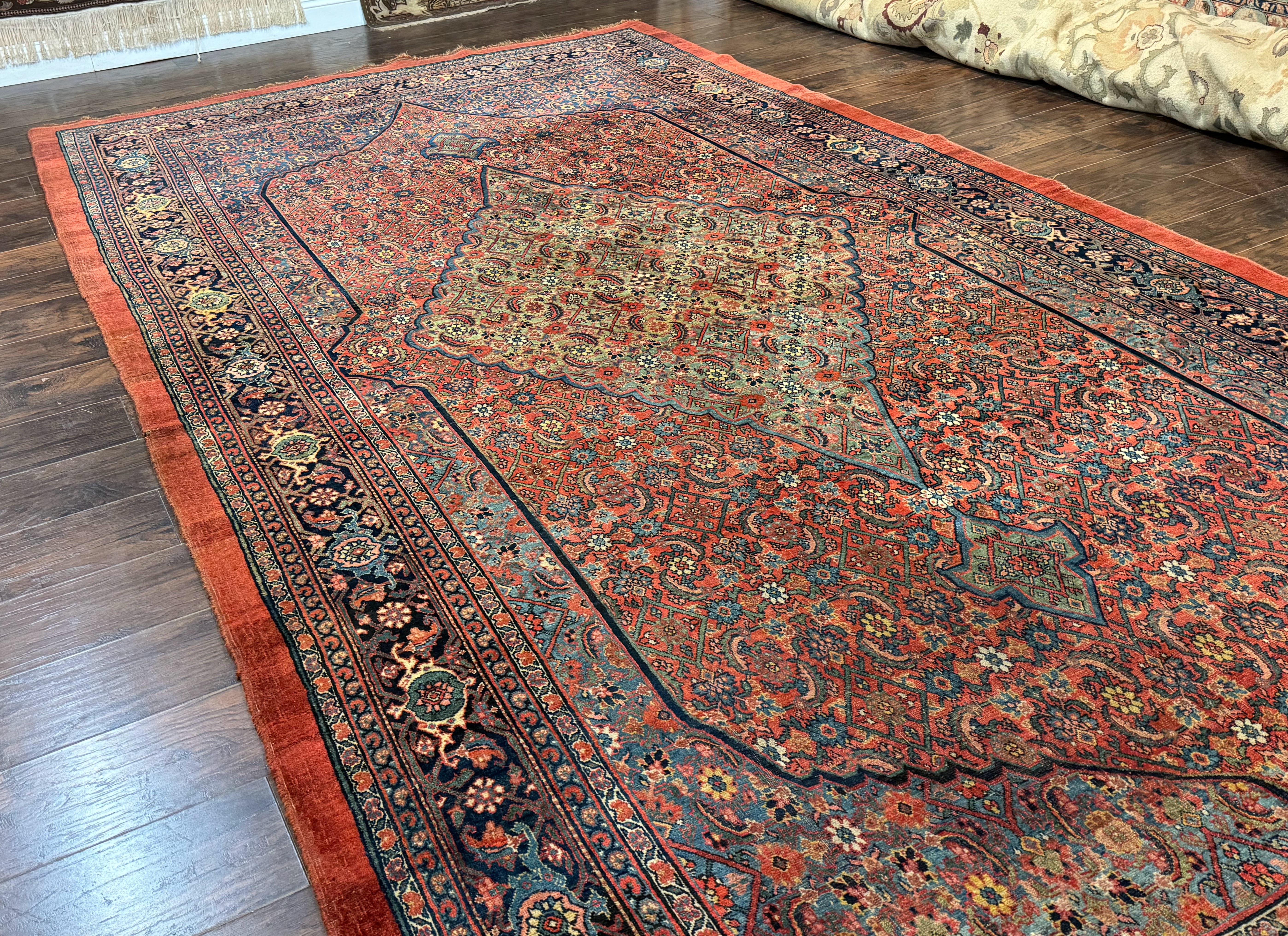 Antique Persian Bijar Rug 7x15 - Jewel Rugs