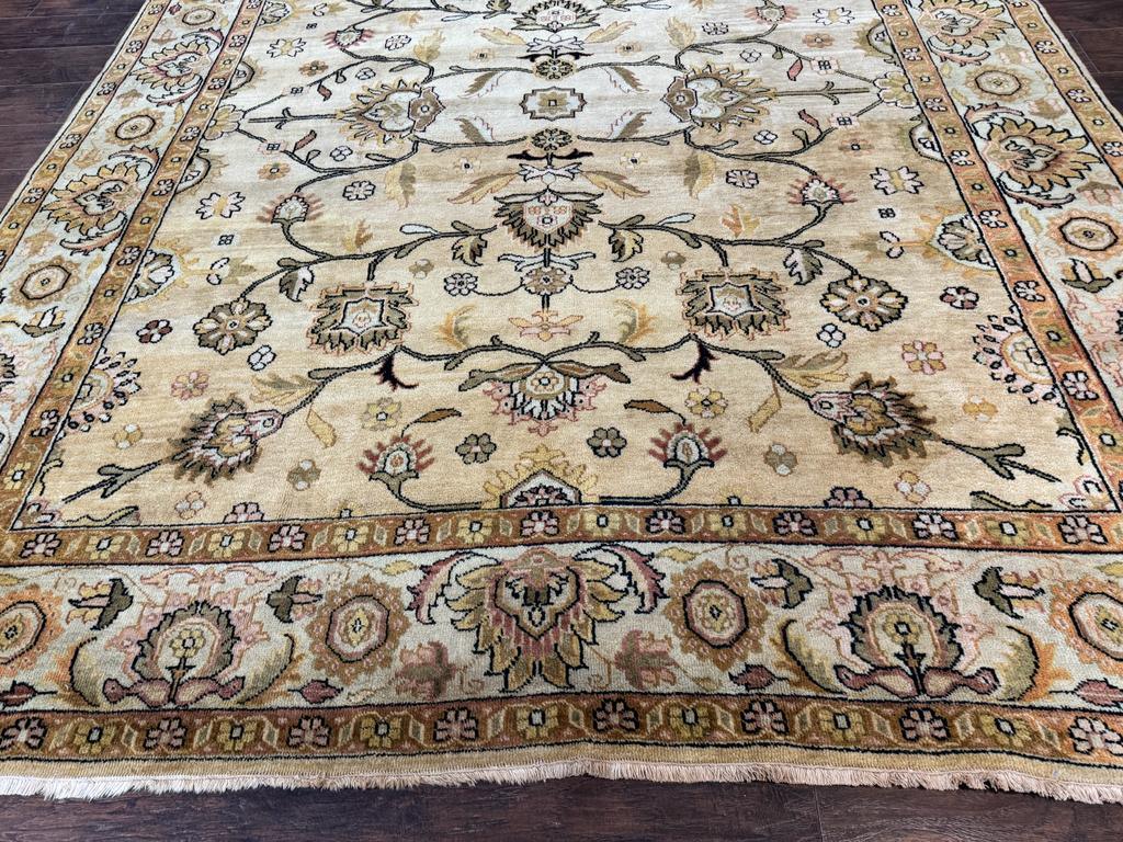 Turkish Oushak Rug 8x10, Vintage Wool Carpet - Jewel Rugs