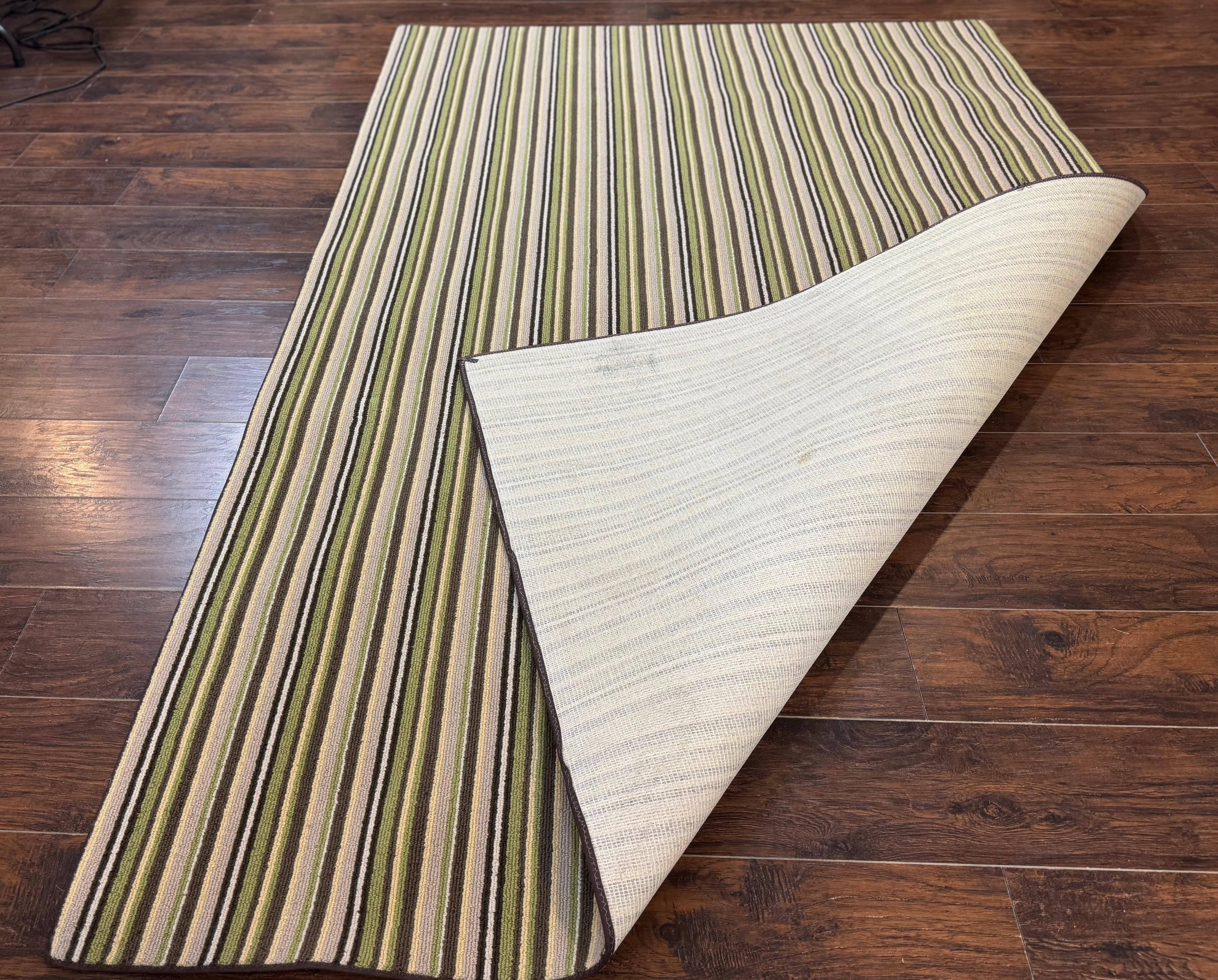 Stark Power Loomed Striped Rug 6x9, Multicolor Vintage Stark Carpet - Jewel Rugs