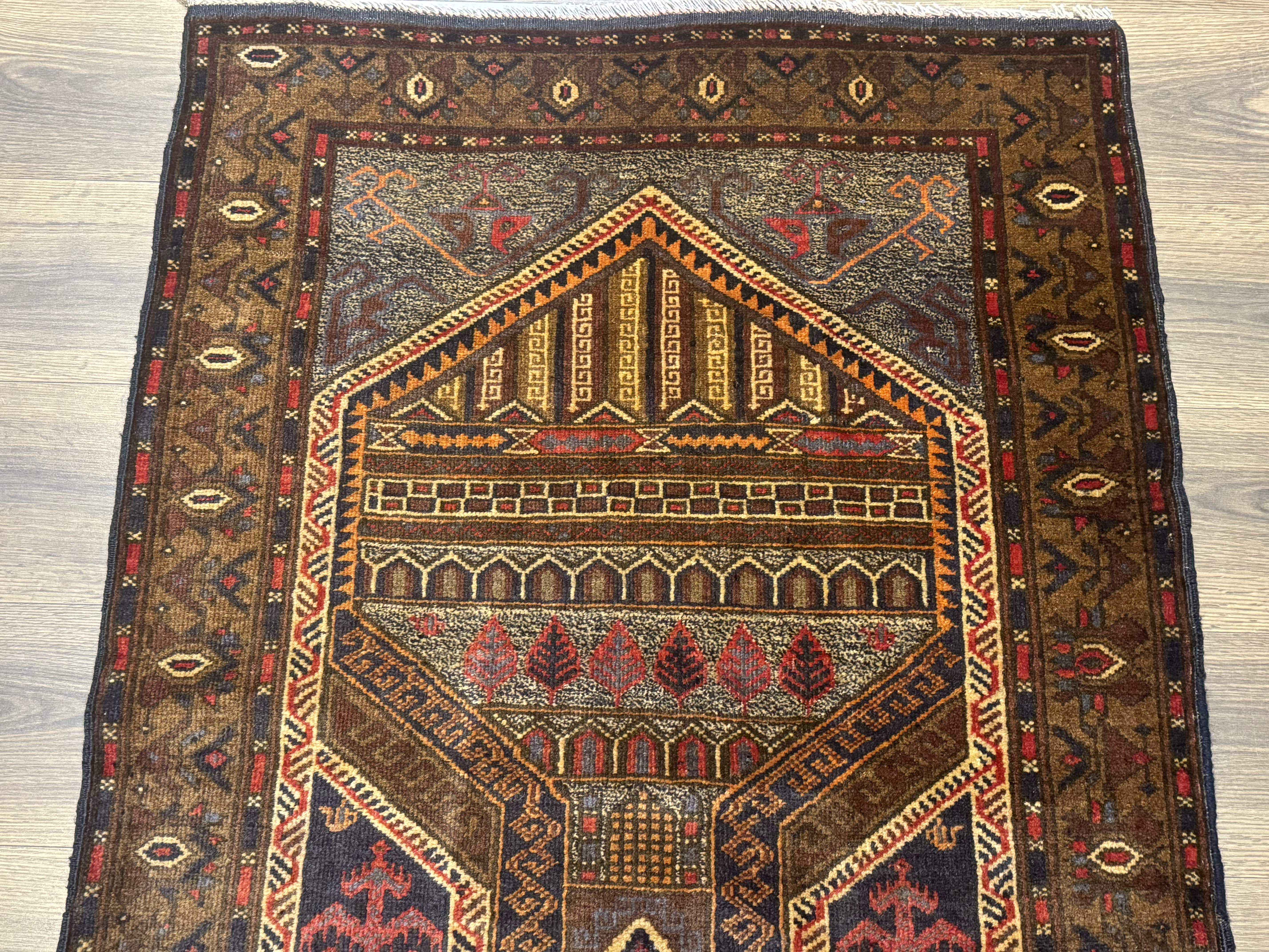 Persian Baluch Prayer Rug 3x4 – Hand-Knotted Wool Carpet - Jewel Rugs