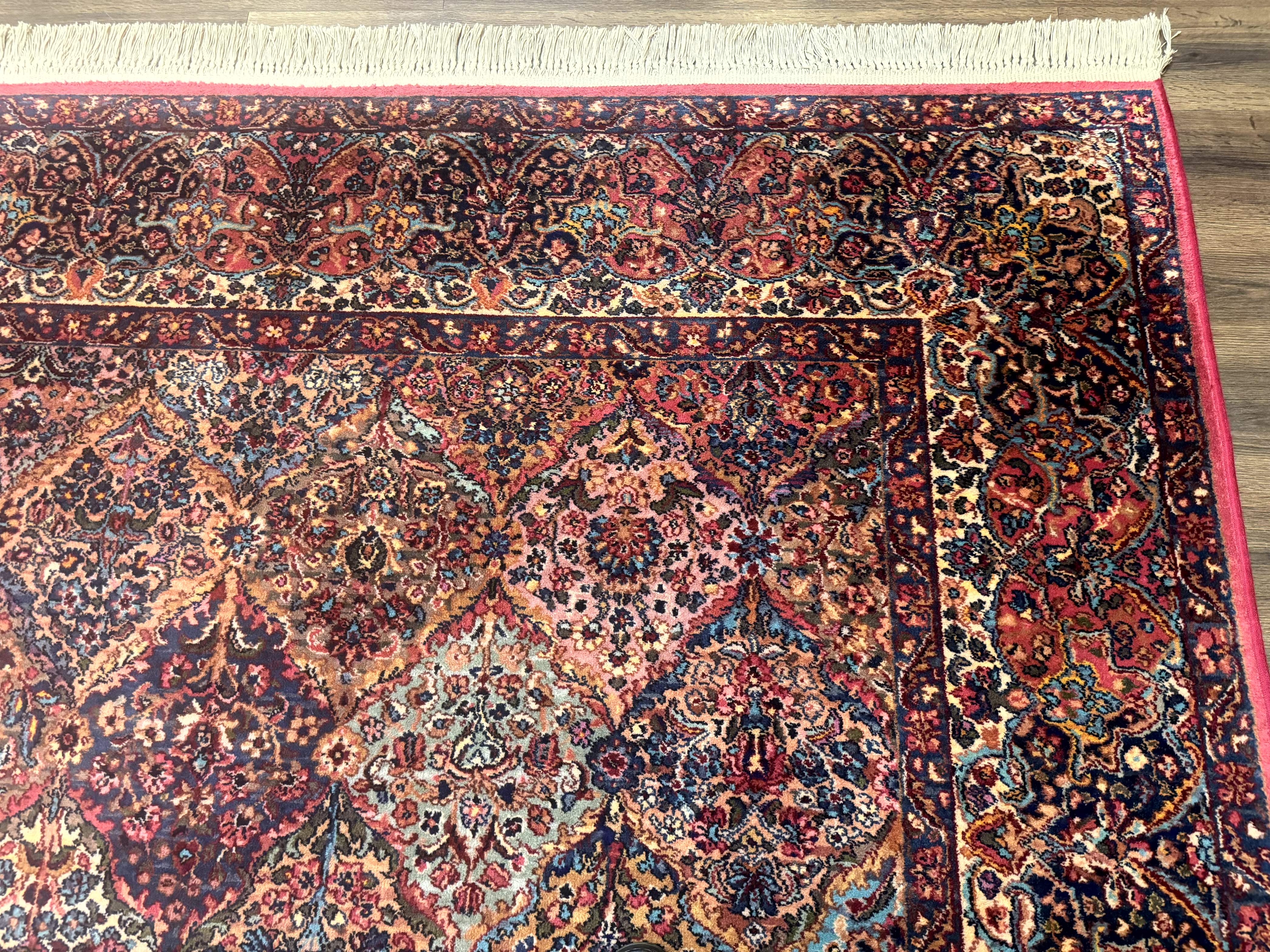 Karastan Multicolor Panel Kirman Rug #717, Wool Karastan Carpet 8.8 x 12 - Jewel Rugs
