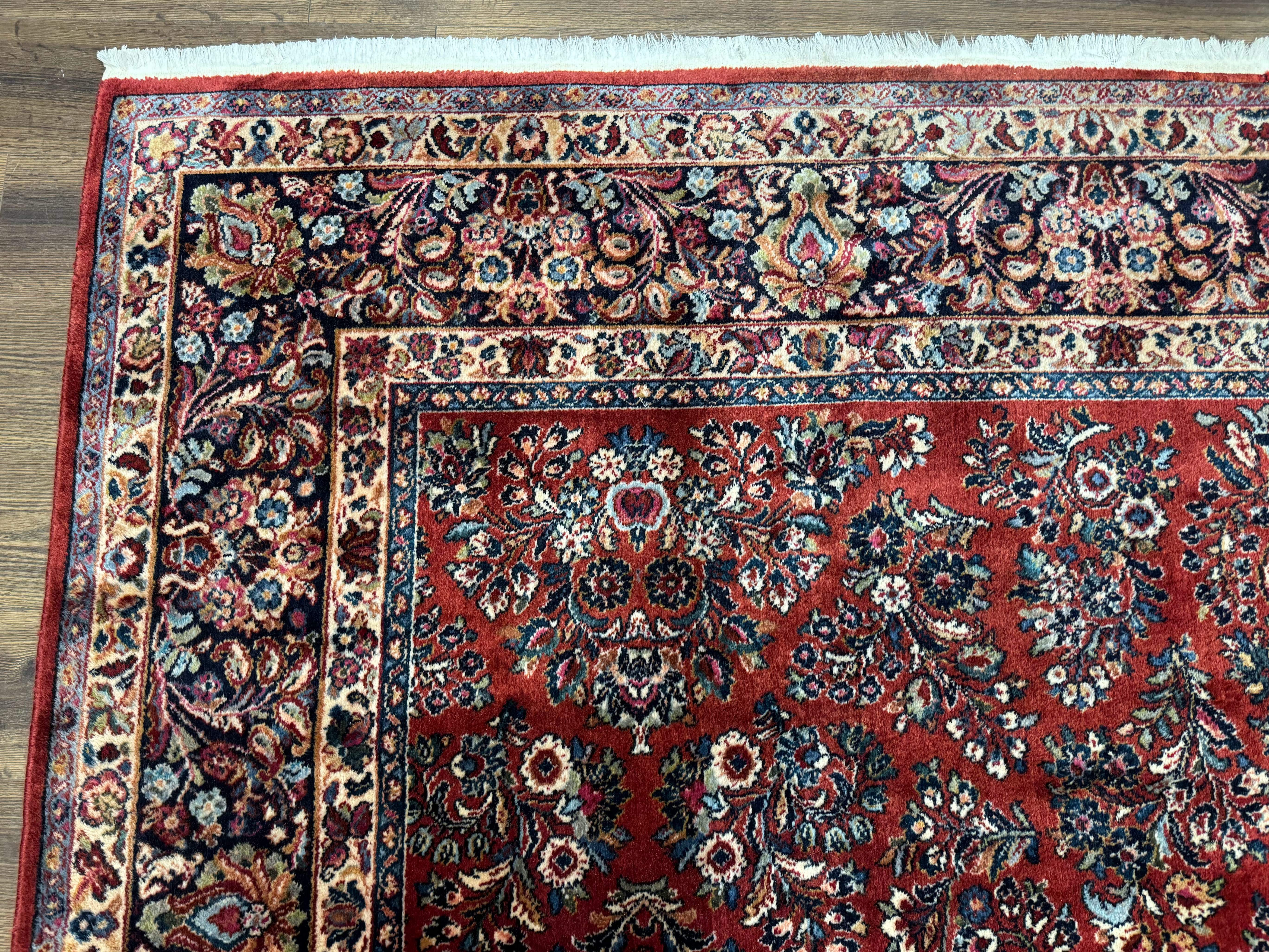 10x18 Karastan Sarouk Rug #785, Wool Large Palace Sized Vintage Karastan Carpet - Jewel Rugs