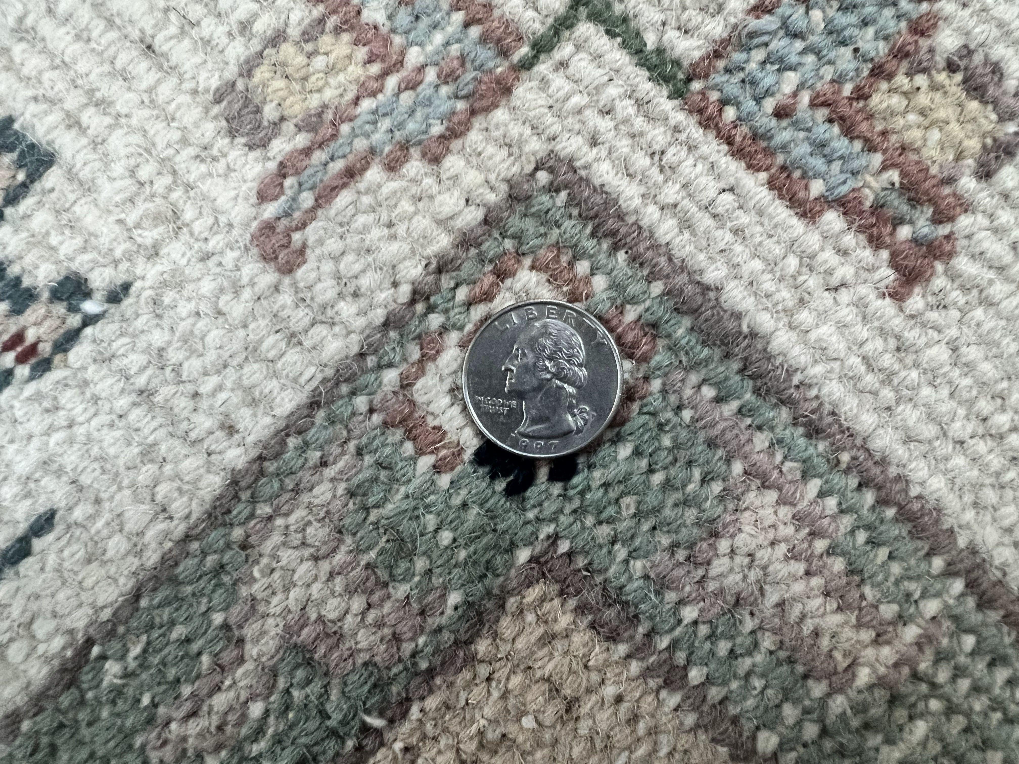 Indo Persian Rug 6x9, Handmade Vintage Wool Carpet, Floral Allover - Jewel Rugs