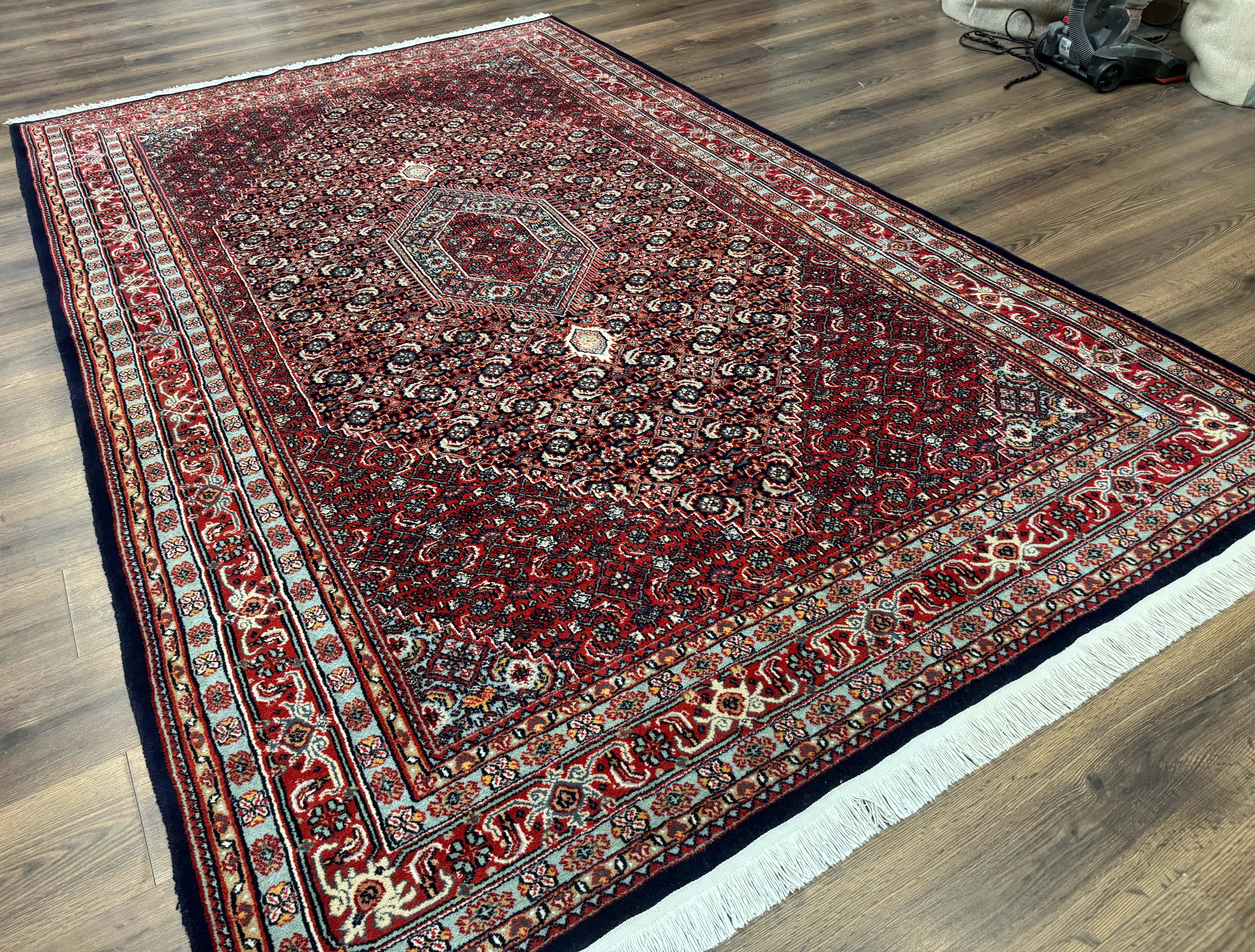 Indo Persian Bijar Rug 6x9, Hand Knotted Wool Carpet - Jewel Rugs