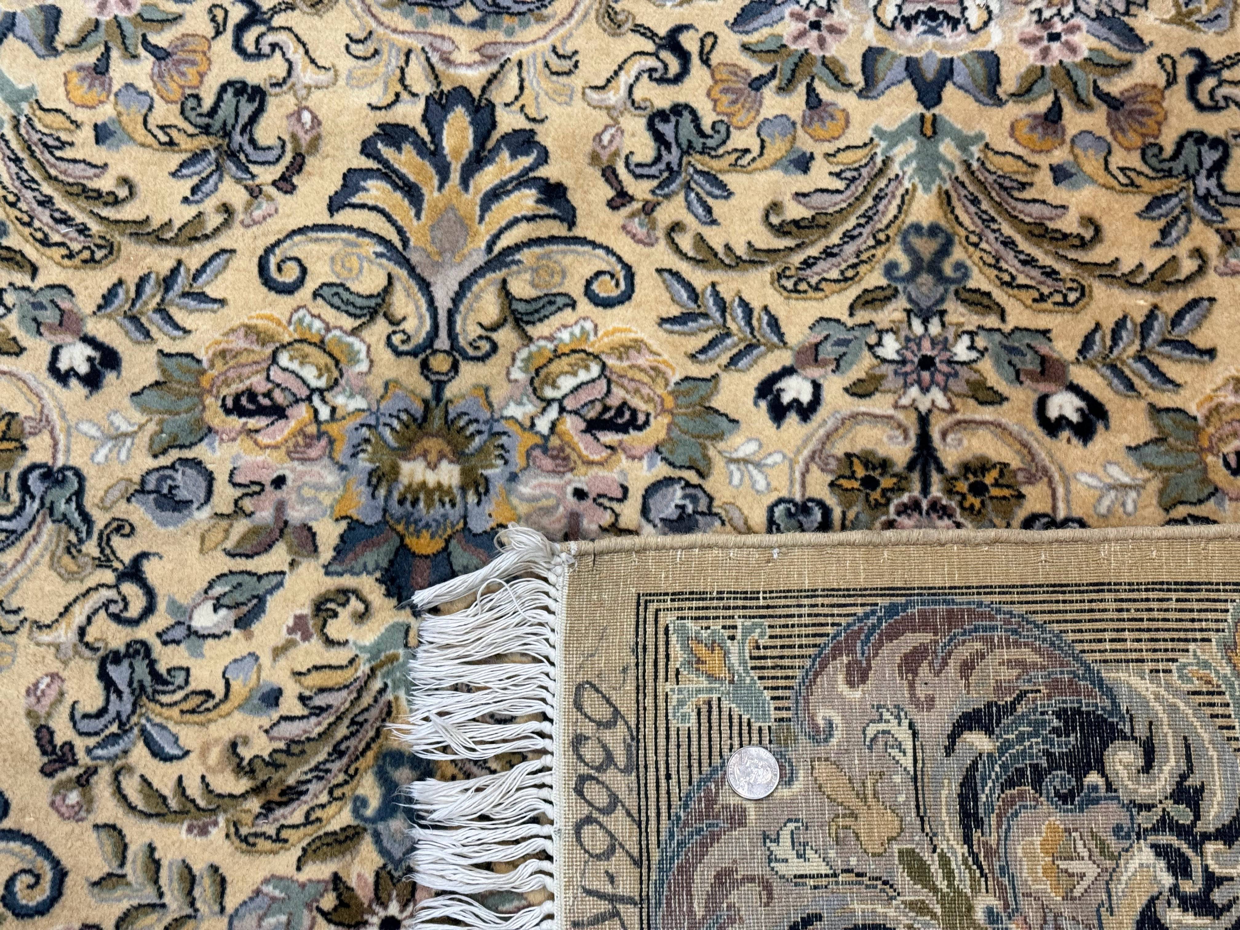 Pak Persian Rug 8x10, Allover Pattern, Fine 225 KPSI, Cream - Jewel Rugs