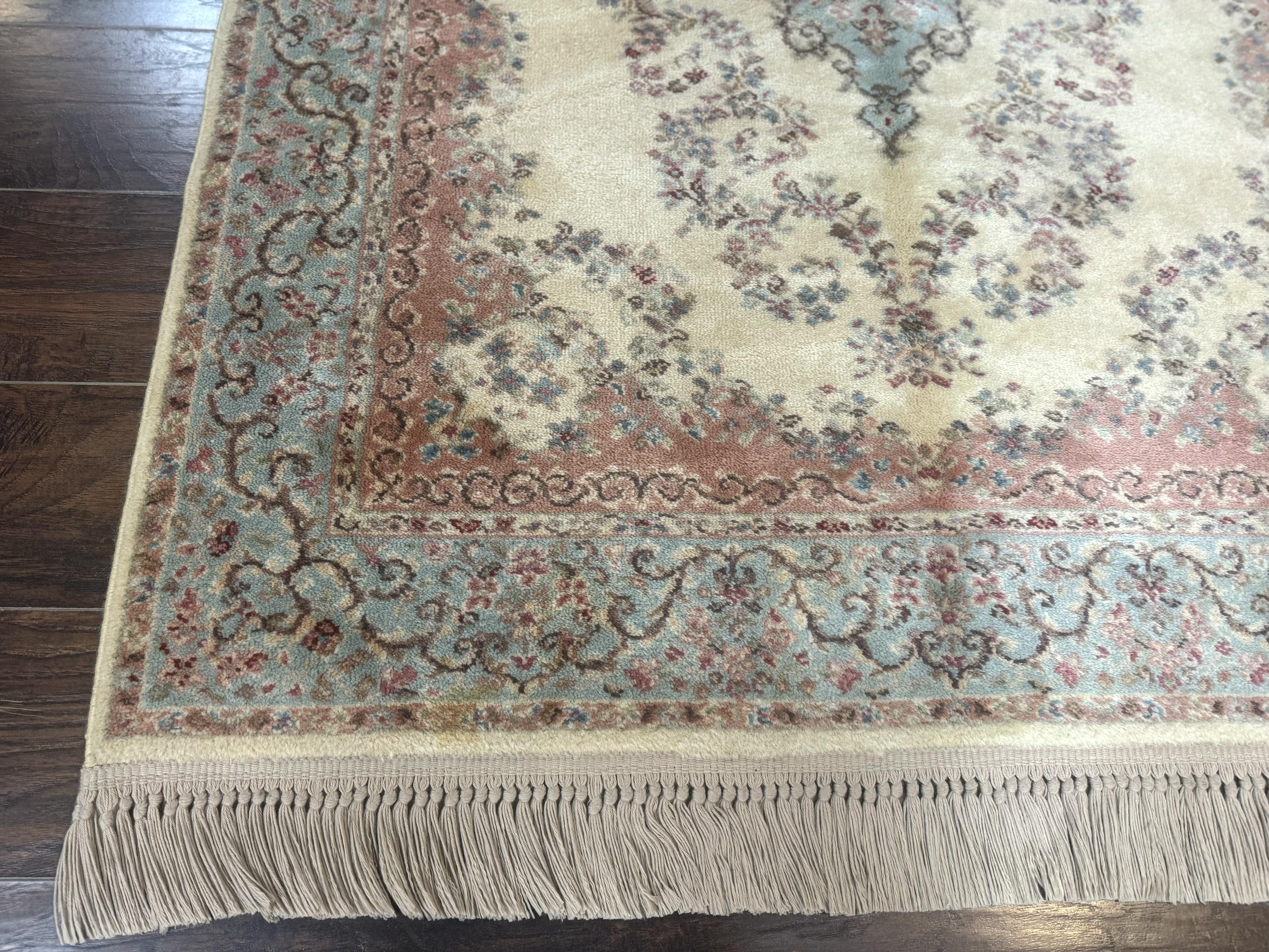 Karastan Rug 4x6, Pastel Ivory Kirman Rug #784, Wool Karastan Carpet, Original 700 Series, Vintage Karastan Area Rug, Discontinued - Jewel Rugs