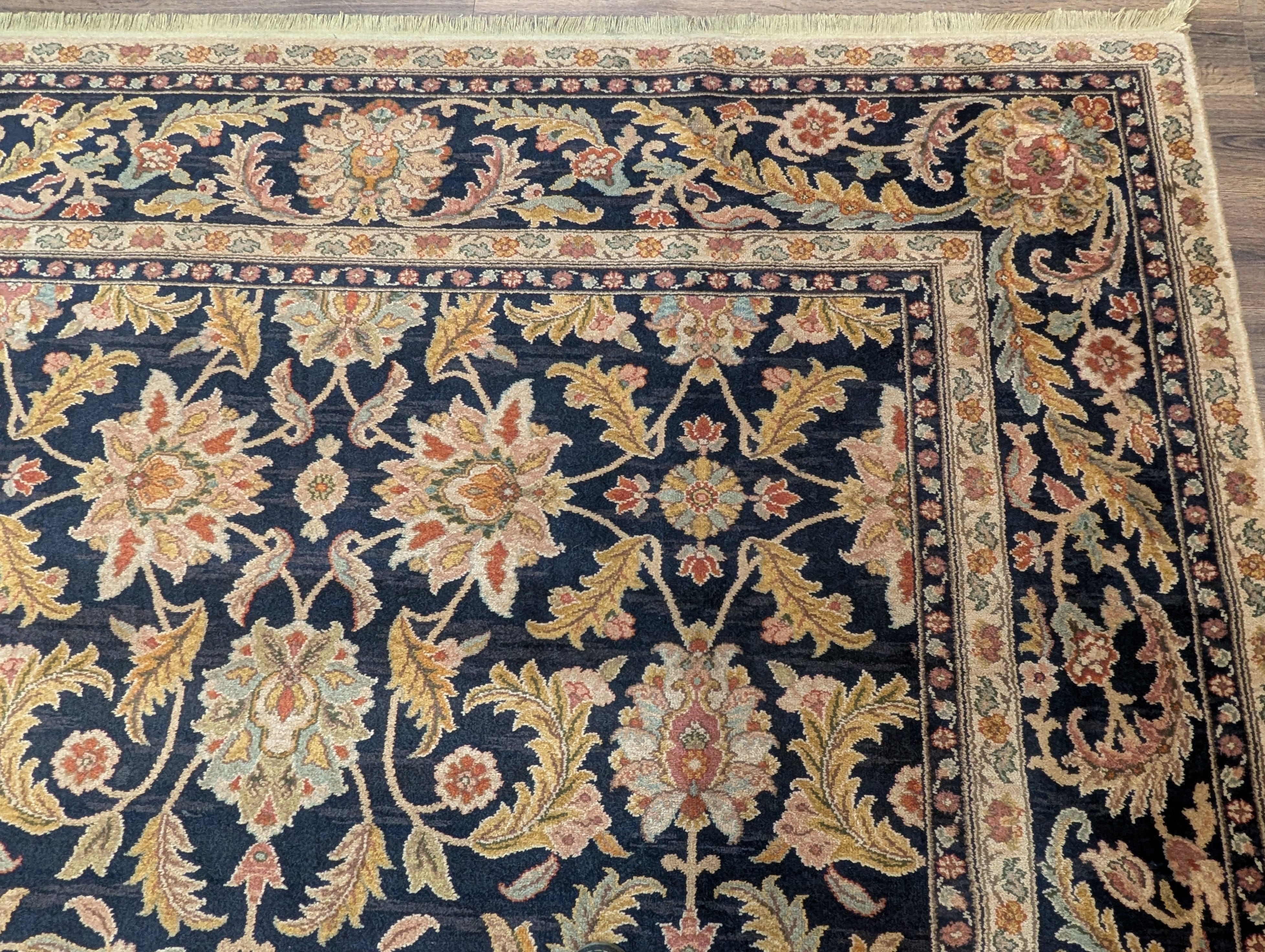 Karastan Rug 8.8 x 12 Antique Legends Agra Black Wool Carpet - Jewel Rugs