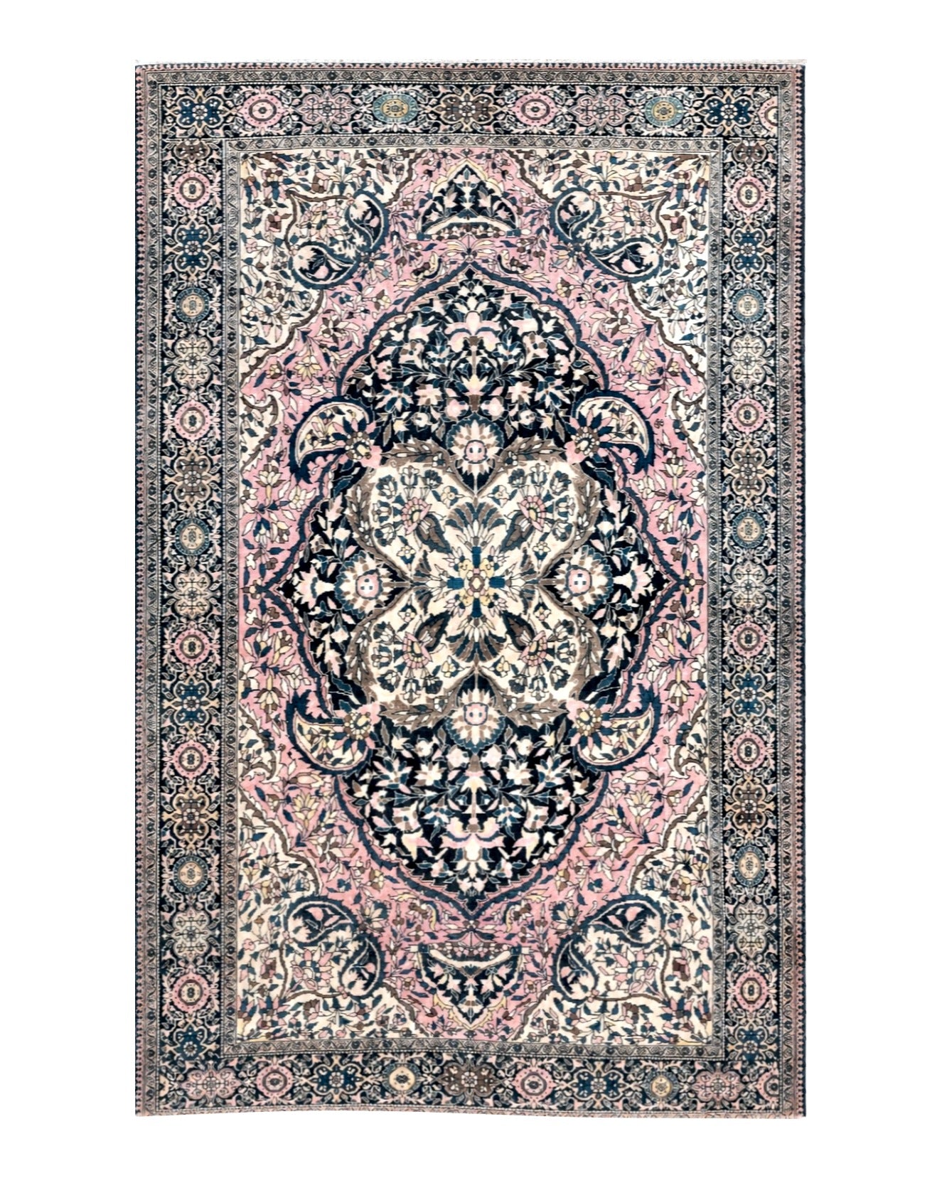 Antique Persian Farahan Sarouk Rug 4x6 Azerbaijan 4.1x6.4 - 2106L070