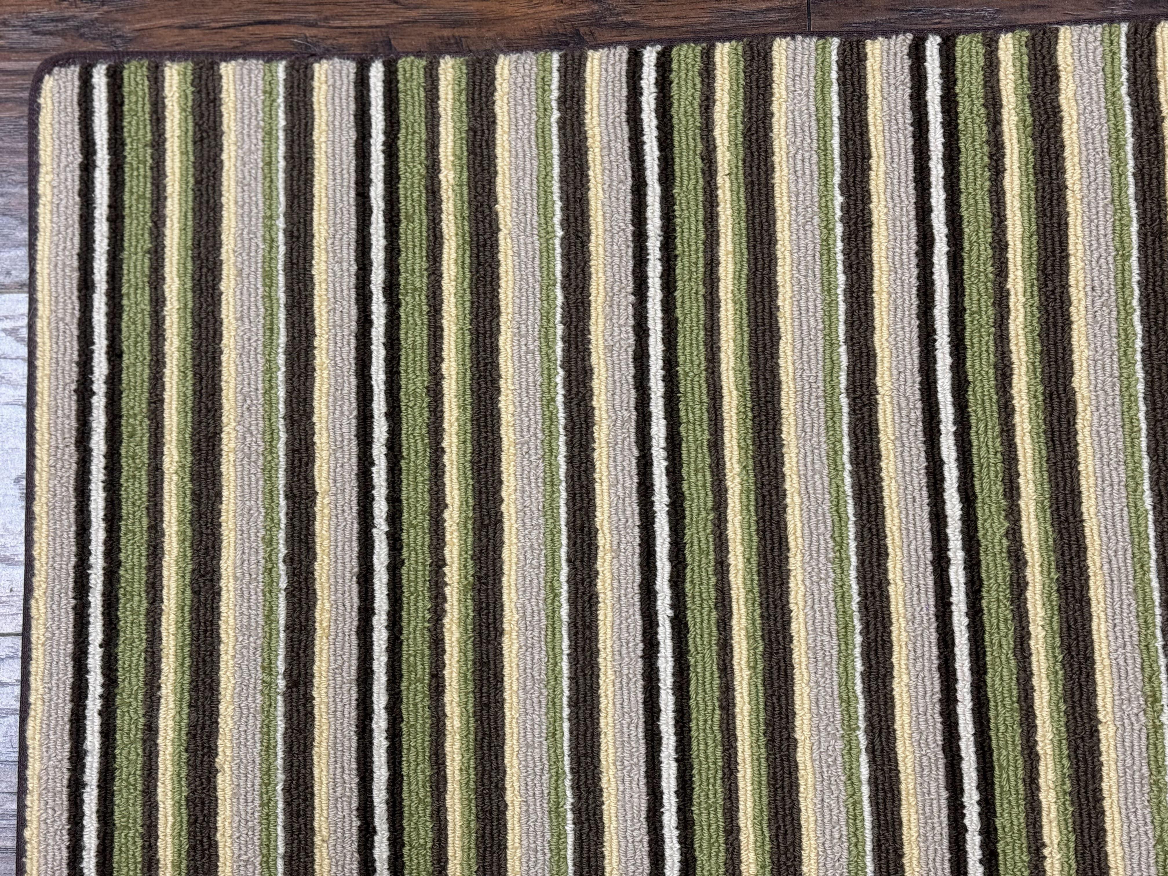 Stark Power Loomed Striped Rug 6x9, Multicolor Vintage Stark Carpet - Jewel Rugs