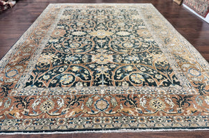 Pak Persian Rug 8x10, Bidjar Carpet, Handmade Vintage Wool Carpet