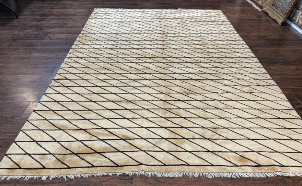 German Modern Rug German Rug 7x10, Vintage Handmade Carpet, Contemporary – Jewel Rugs