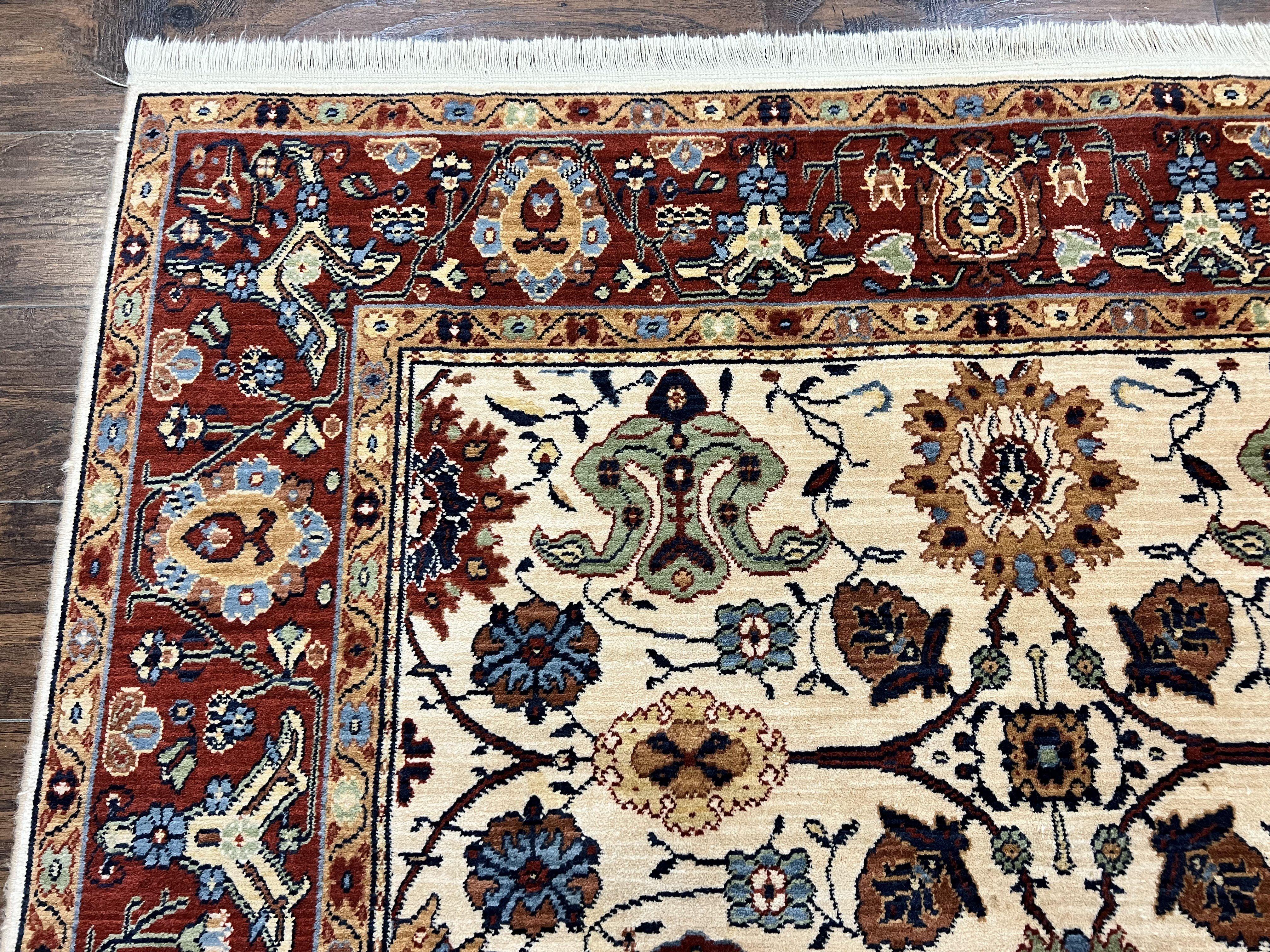 Karastan Rug 6x8, English Manor Stratford Pattern, Wool Karastan Carpet, #2120 - 506 Brighton Pattern, Vintage Rug - Jewel Rugs