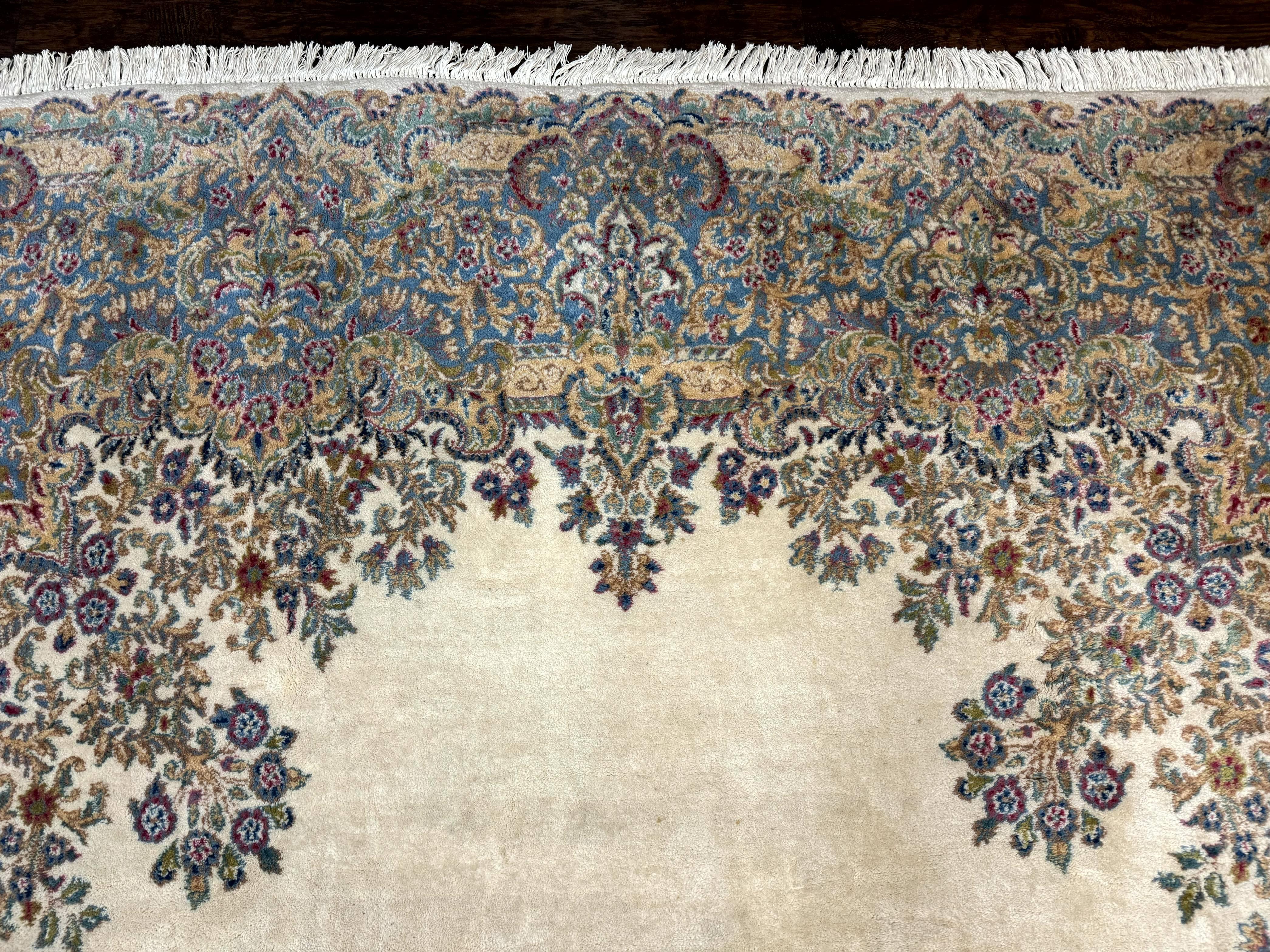 Persian Kerman Rug 10x15, Pastel Colors - Jewel Rugs