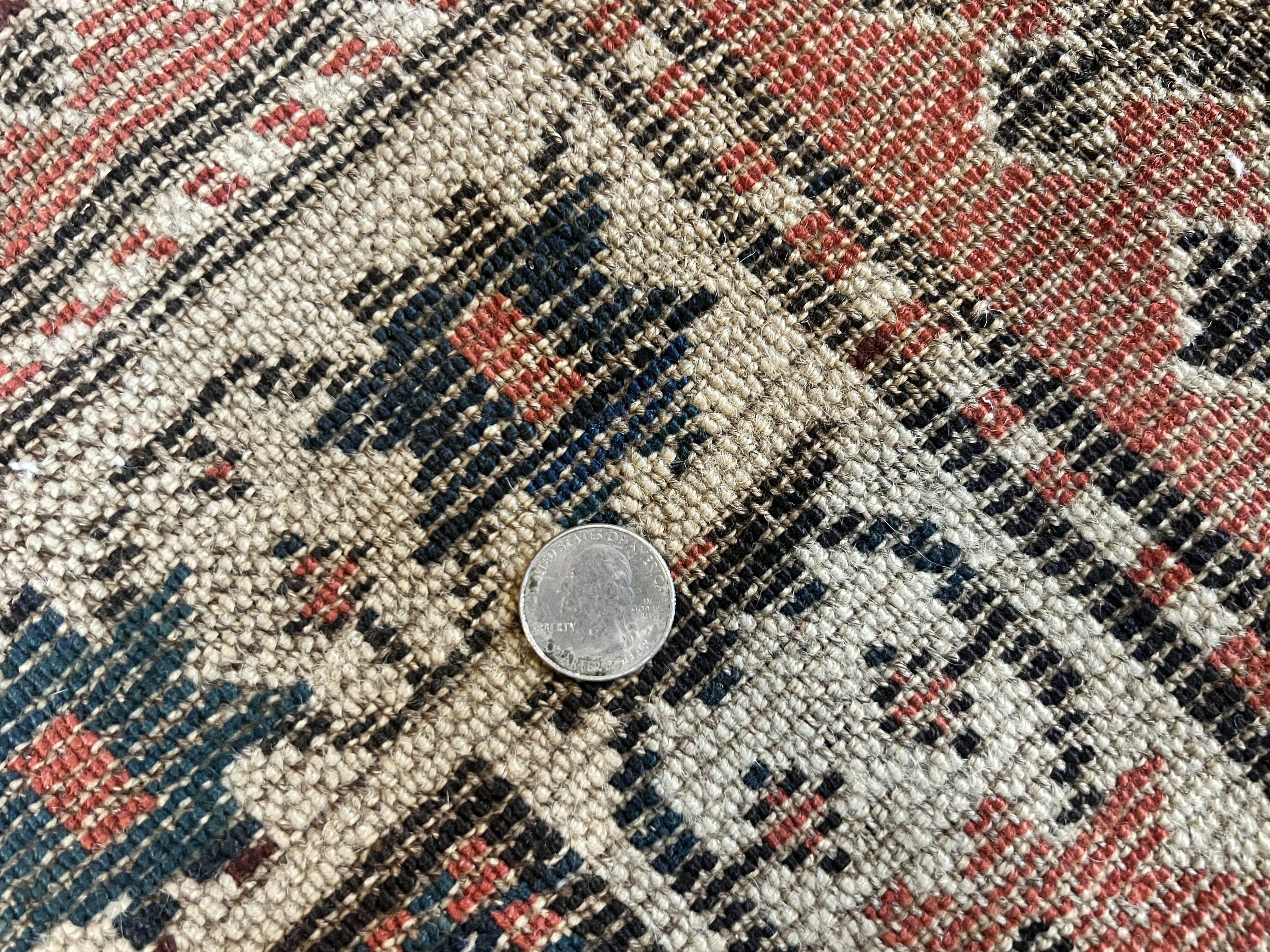 Antique Caucasian Kazak Runner Rug 4 x 9.5, Handmade Wool Rug for Hallway, Rare Colorful Panel Design Mid 19th Century 1870s Oriental Carpet - Jewel Rugs