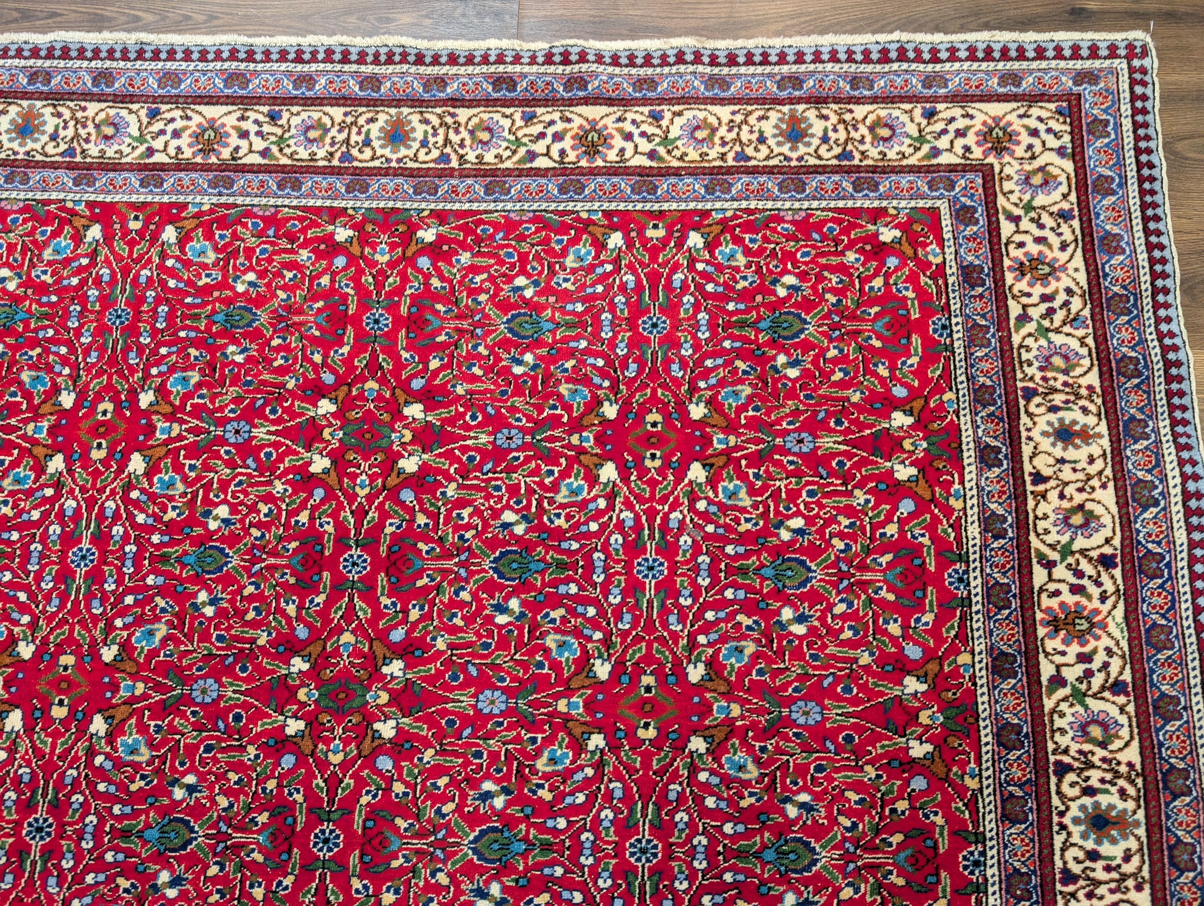 Turkish Sivas Rug 7x10 – Red Hand Knotted Wool Carpet - Jewel Rugs