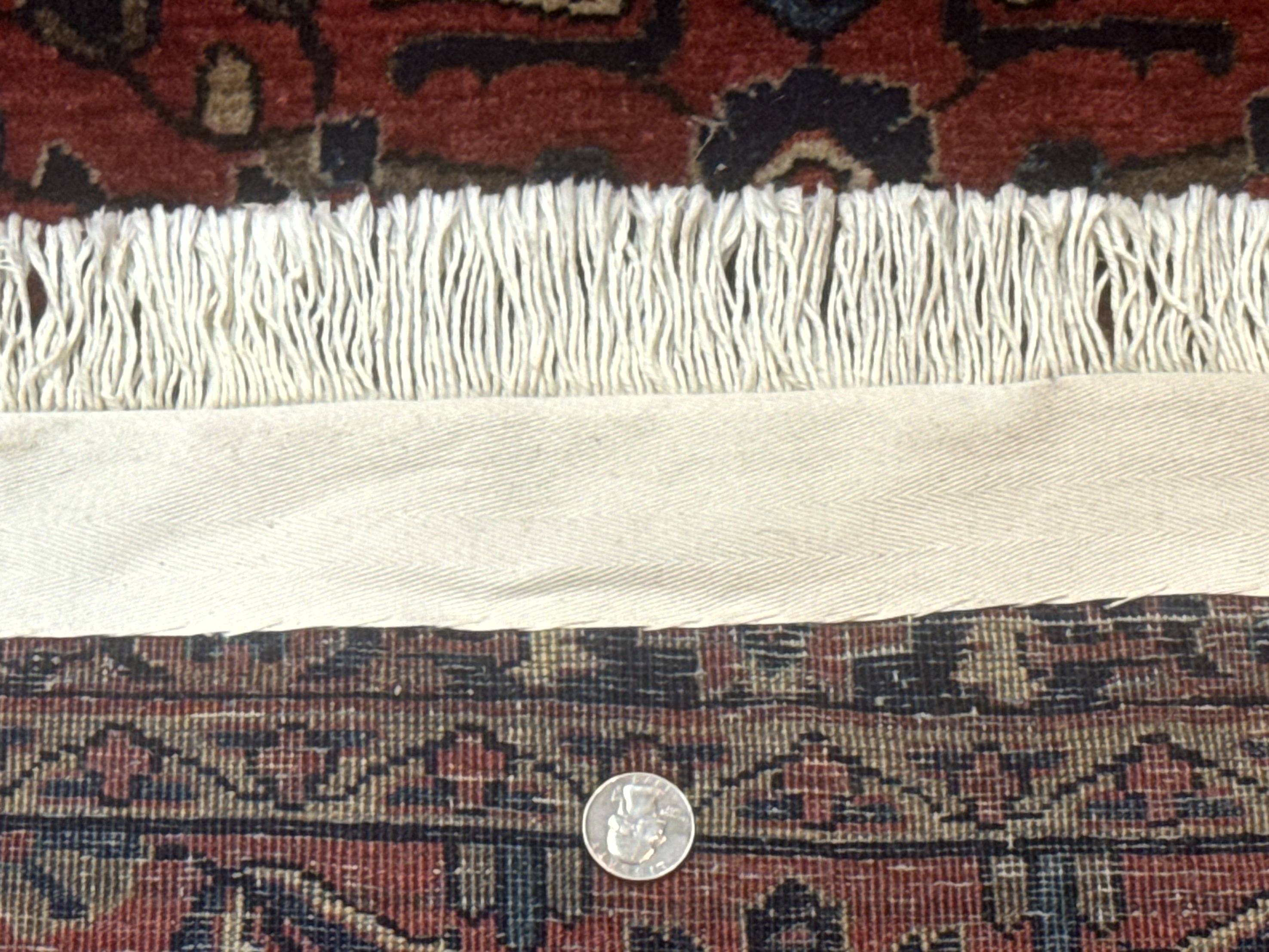 Small Red Persian Sarouk Rug 2.7 x 4.9, Floral, Antique - Jewel Rugs