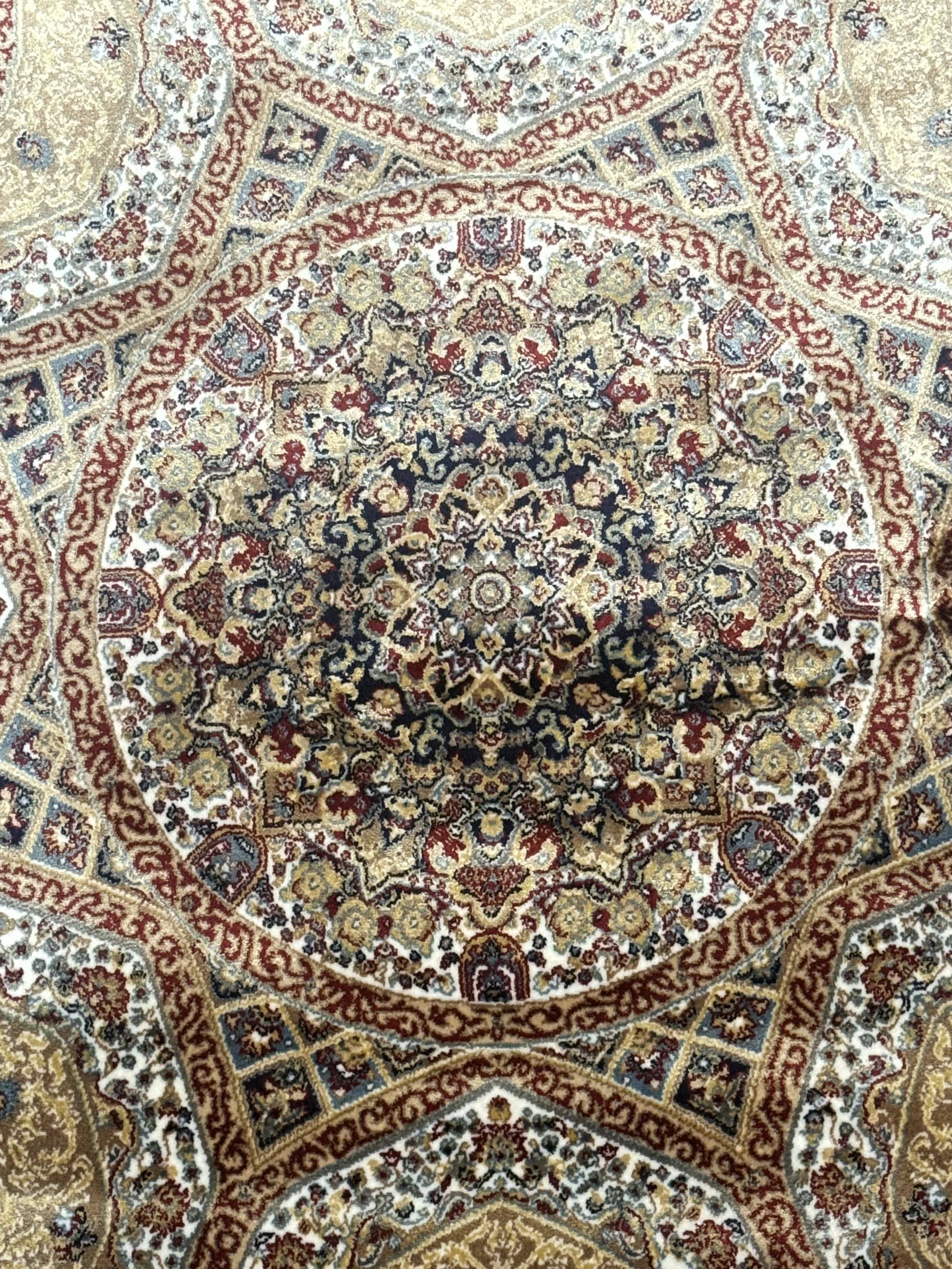 Turkish Silk Runner Rug 2.6 x 13, Dome Design, Hereke Runner, Bamboo Silk, New - Jewel Rugs