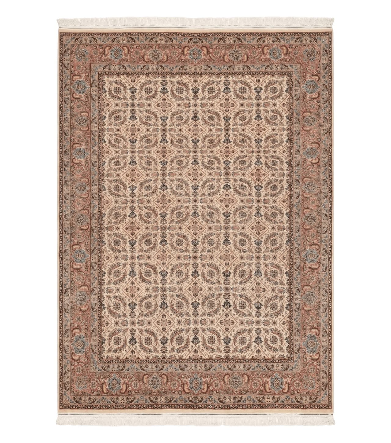 Sino Persian Rug 7x11, Allover Design, Hand-Knotted Wool Carpet