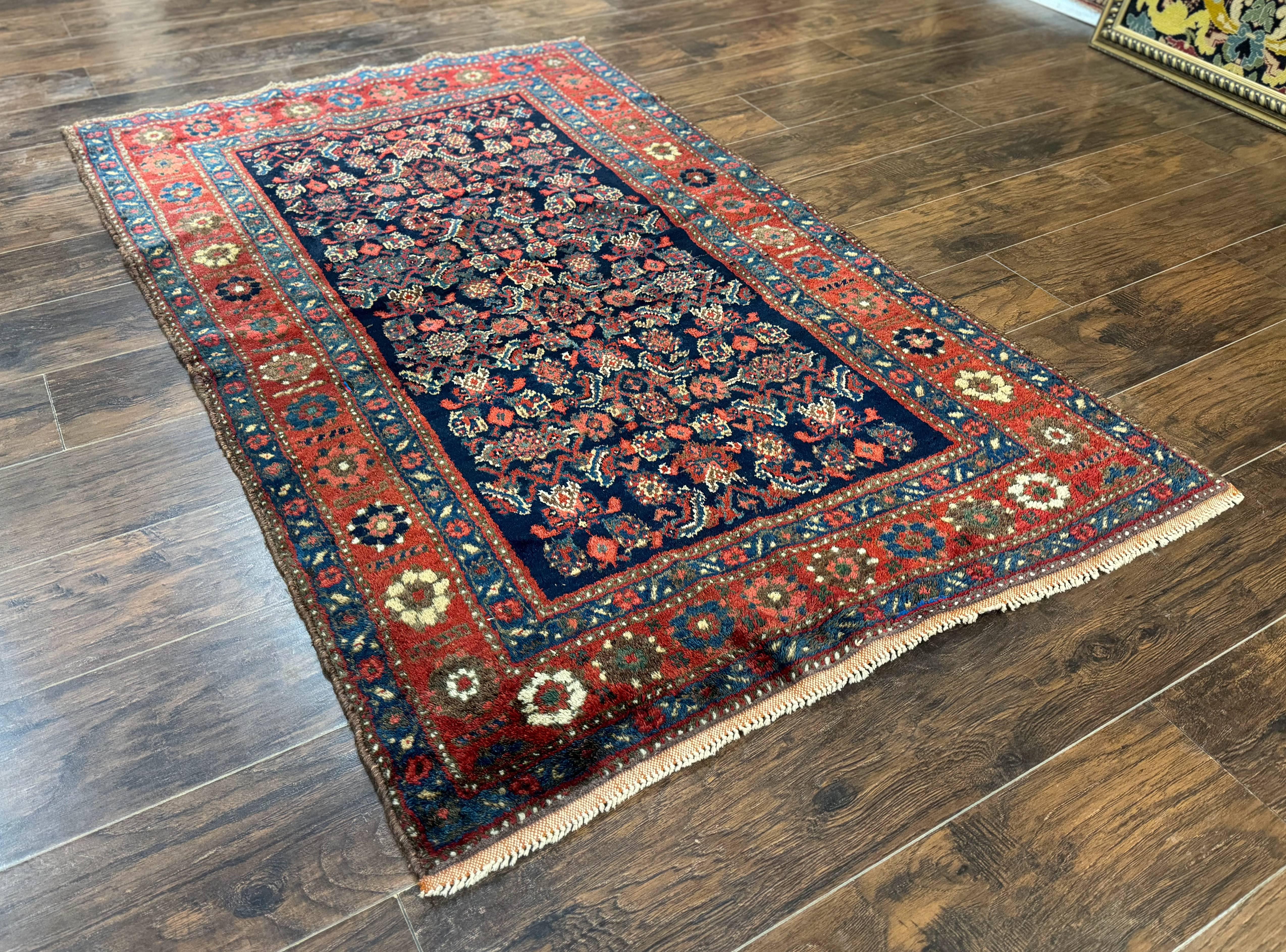Antique Persian Tribal Rug 4x6, Kurdish Rug - Jewel Rugs