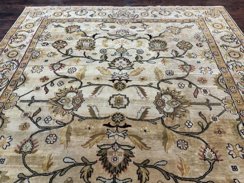 Turkish Oushak Rug 8x10, Vintage Wool Carpet - Jewel Rugs