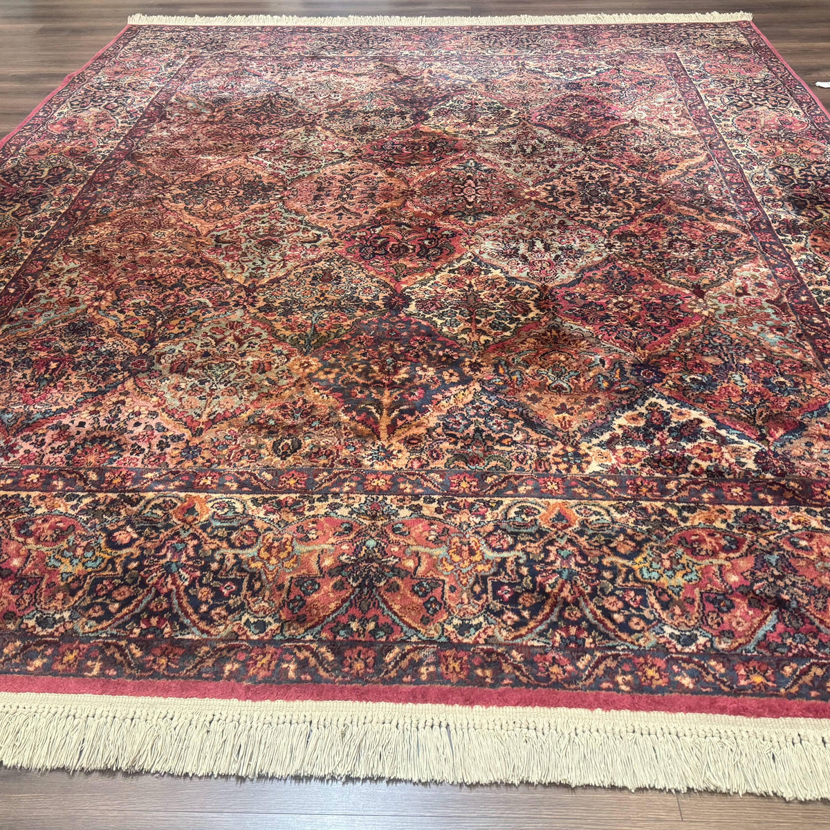 Karastan Multicolor Panel Kirman Rug #717, Wool Karastan Rug 8.8 x 10 ...