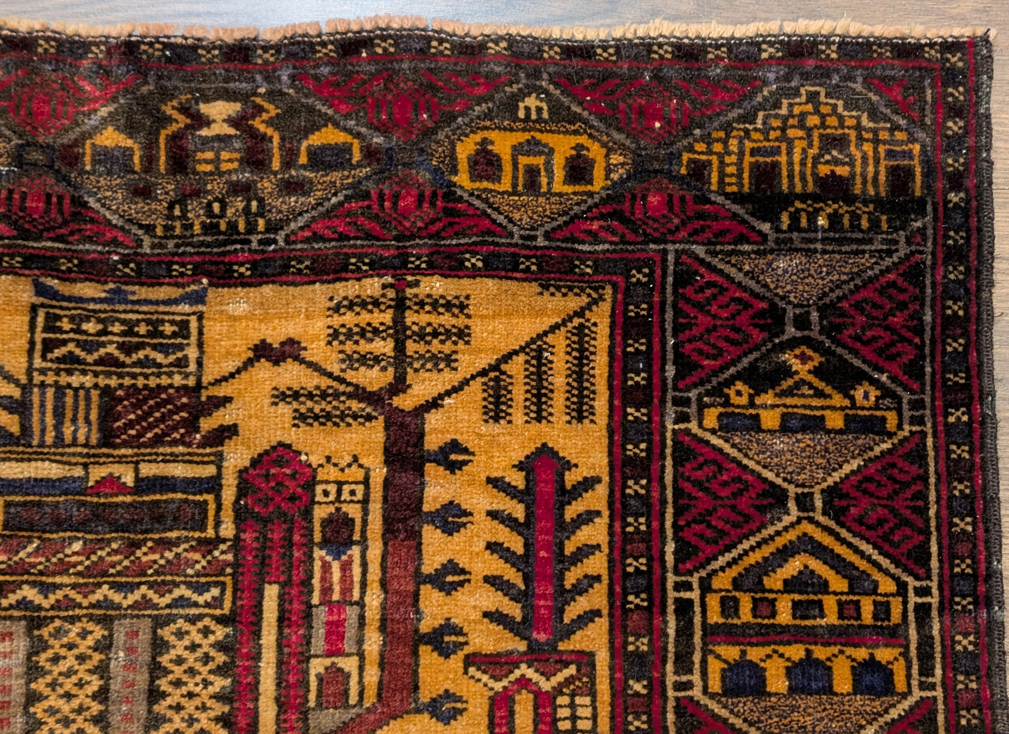 ラグ・カーペット Baluch rug Persian Balouch Rug 3x4, Hand Knotted, Wool – Jewel Rugs