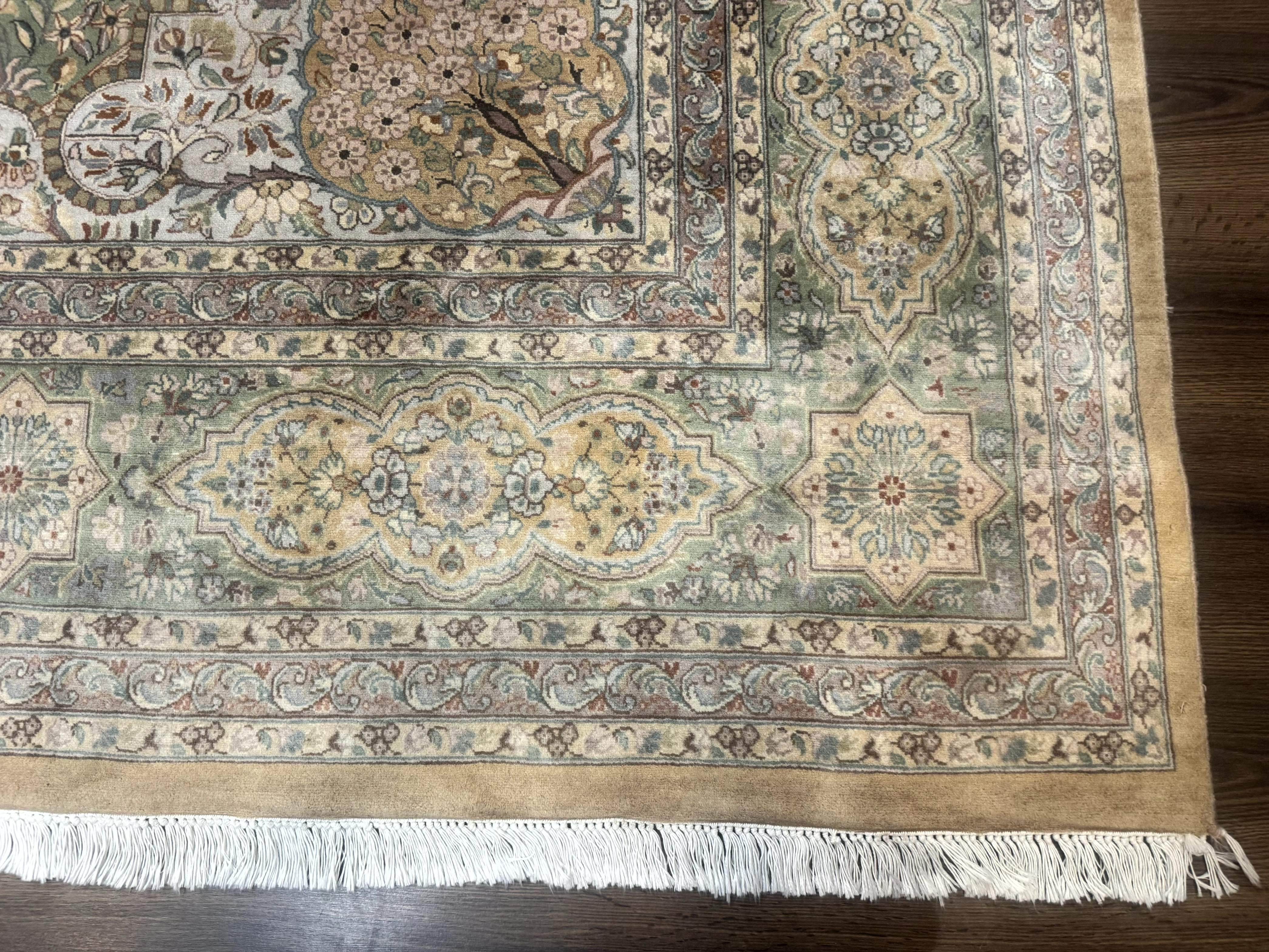 Pak Persian Rug 9x12, Diamond Panel Design, Fine 225 KPSI, Wool - Jewel Rugs