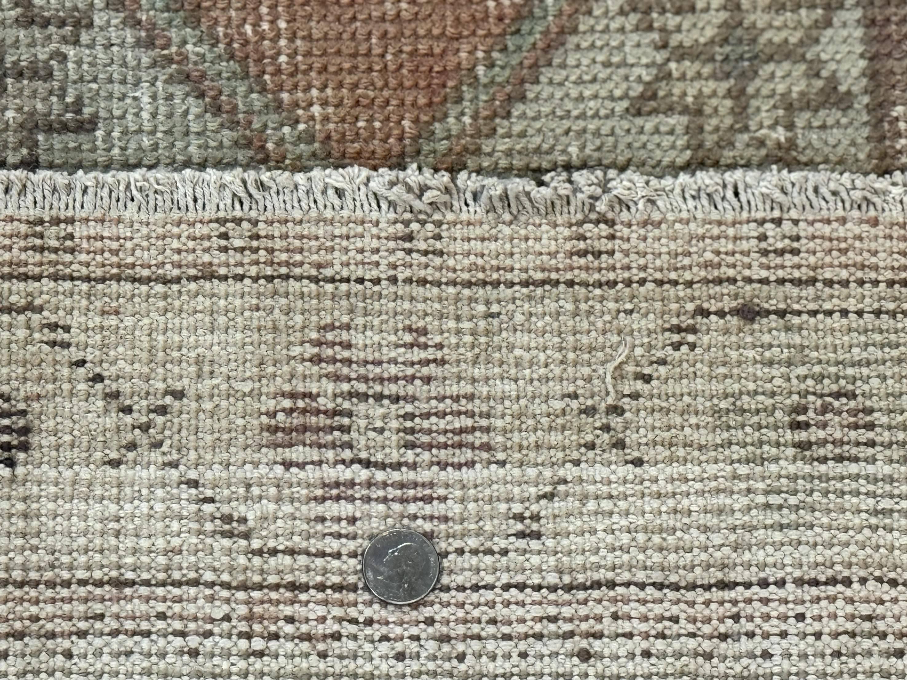 Antique Turkish Runner Rug 3 x 9.6, Farmhouse Rug, Geometric Runner, Handmade, Vintage Rug for Modern Home - Jewel Rugs