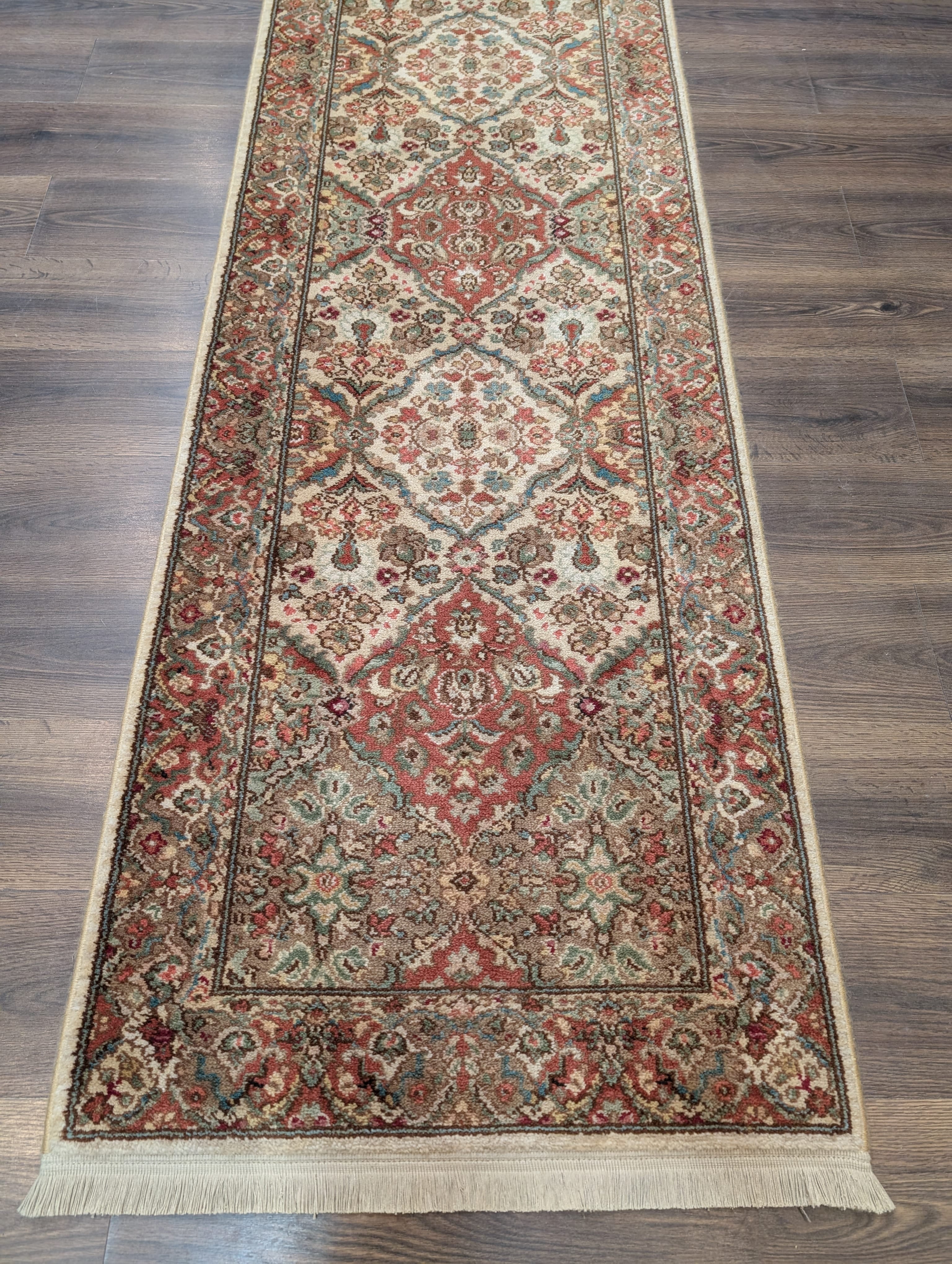 Karastan Runner Rug 2.6 x 8.6, Empress Kirman #700-719, Wool, Vintage - Jewel Rugs