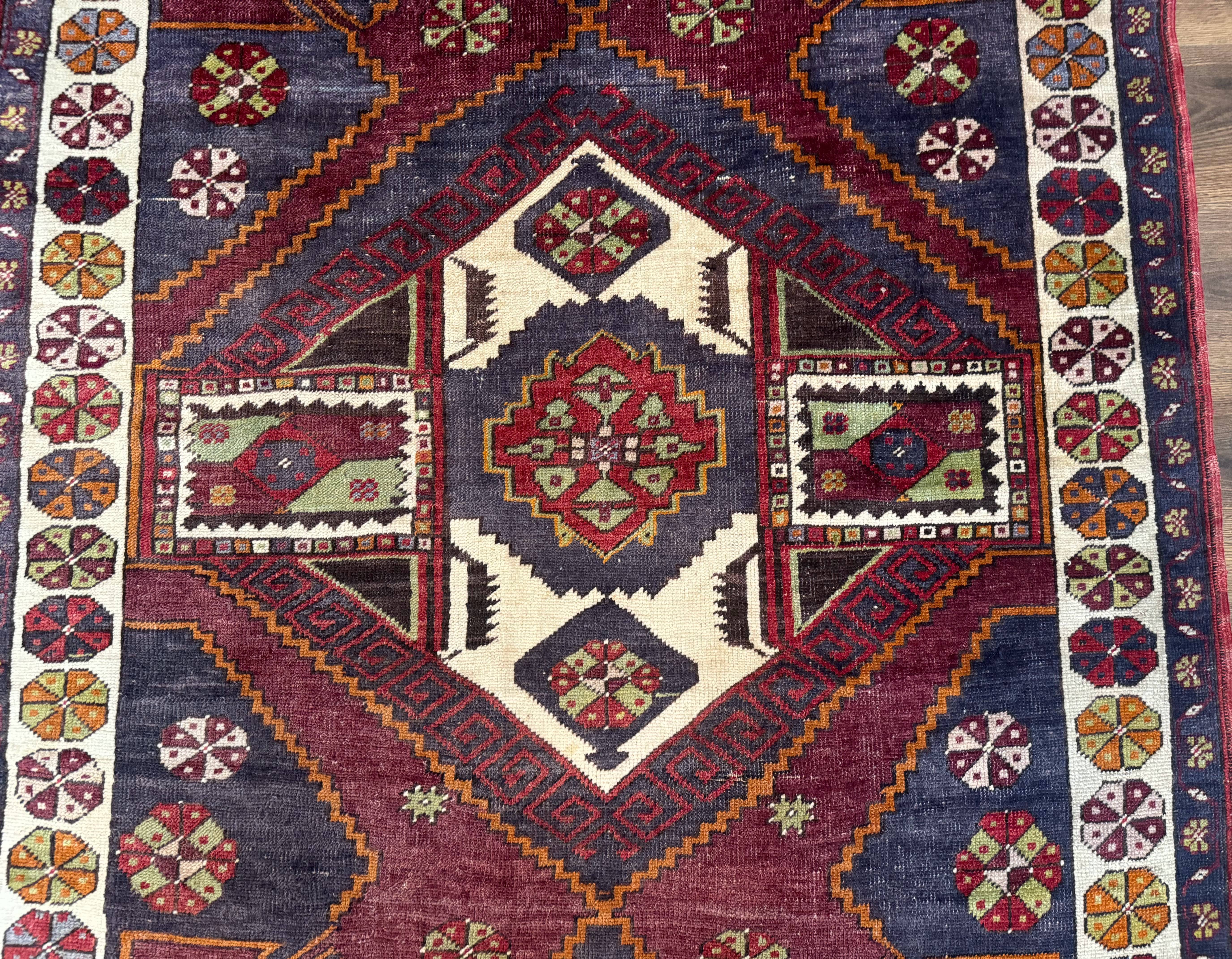 Turkish Kazak Rug 5x7, Geometric - Jewel Rugs
