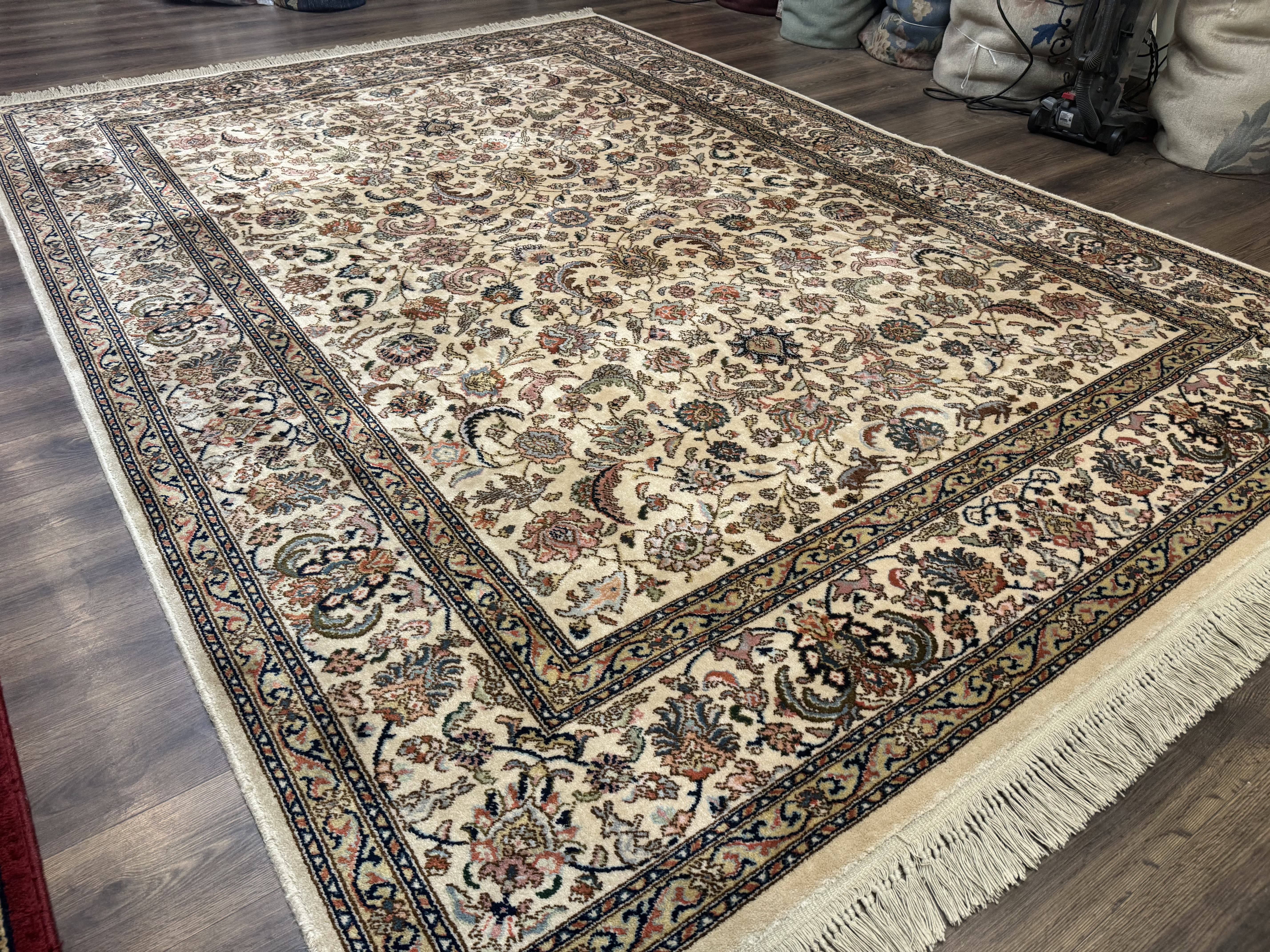8.8 x 12 Karastan Tabriz Rug #738 Wool Vintage Discontinued Original 700 Series - Jewel Rugs