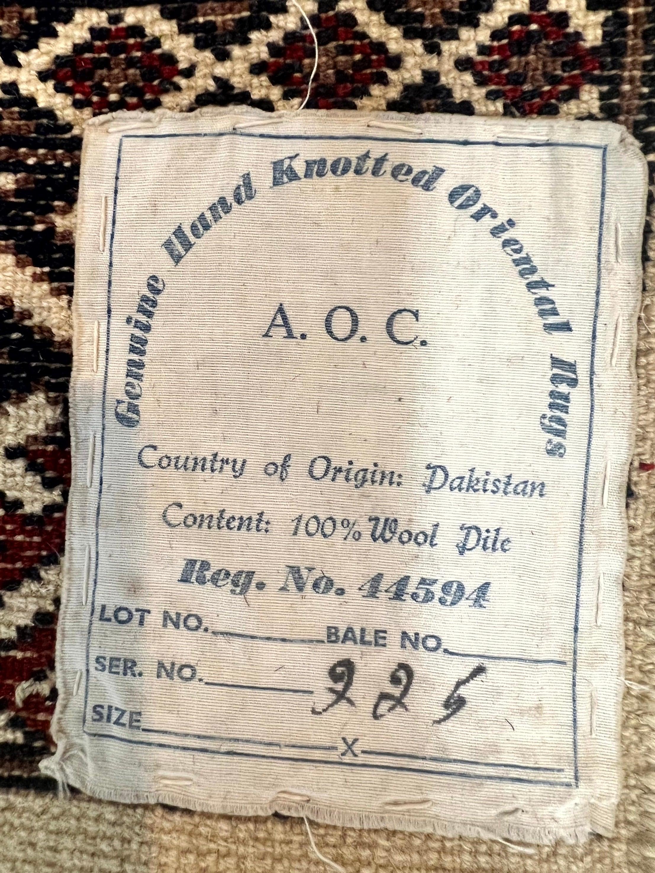 Pakistani Bokhara Rug 4x6, Turkoman Carpet, Vintage Handmade Wool Rug, Ivory - Jewel Rugs