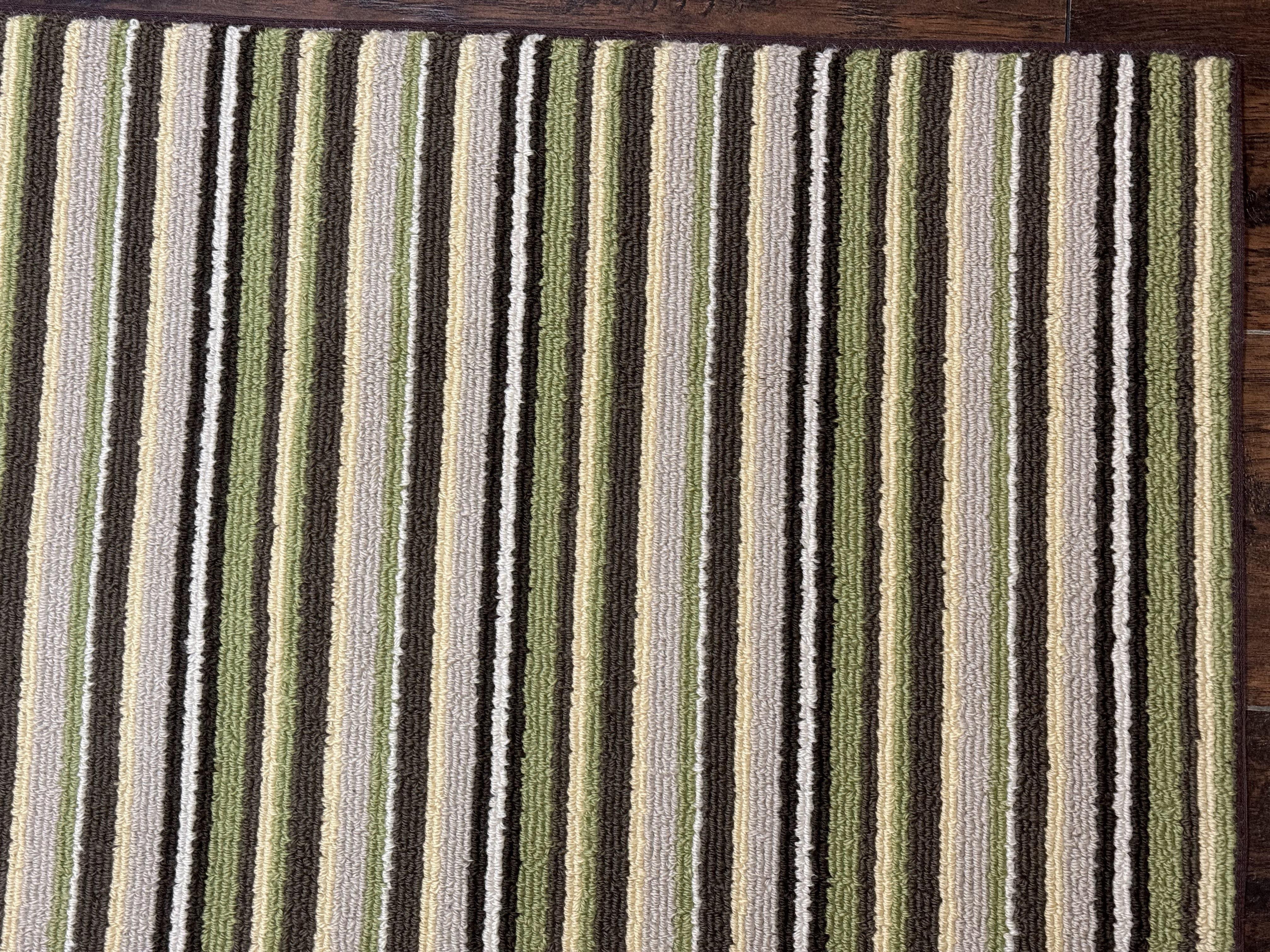 Stark Power Loomed Striped Rug 6x9, Multicolor Vintage Stark Carpet - Jewel Rugs