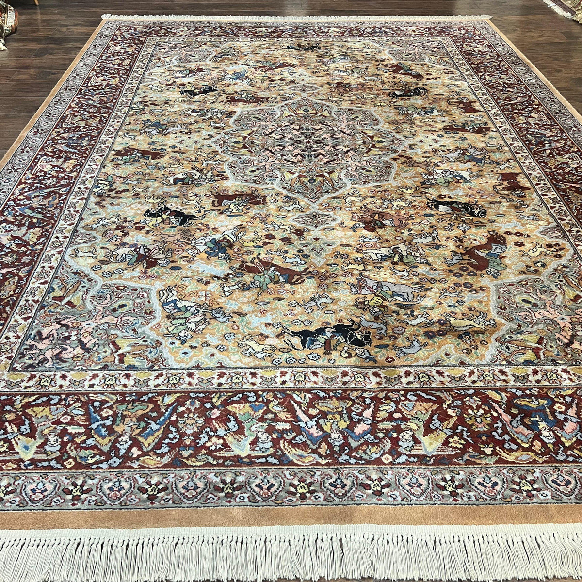 Karastan Rug 8.8 x 12 Persian Hunting Rug #723, Wool Pile – Jewel Rugs