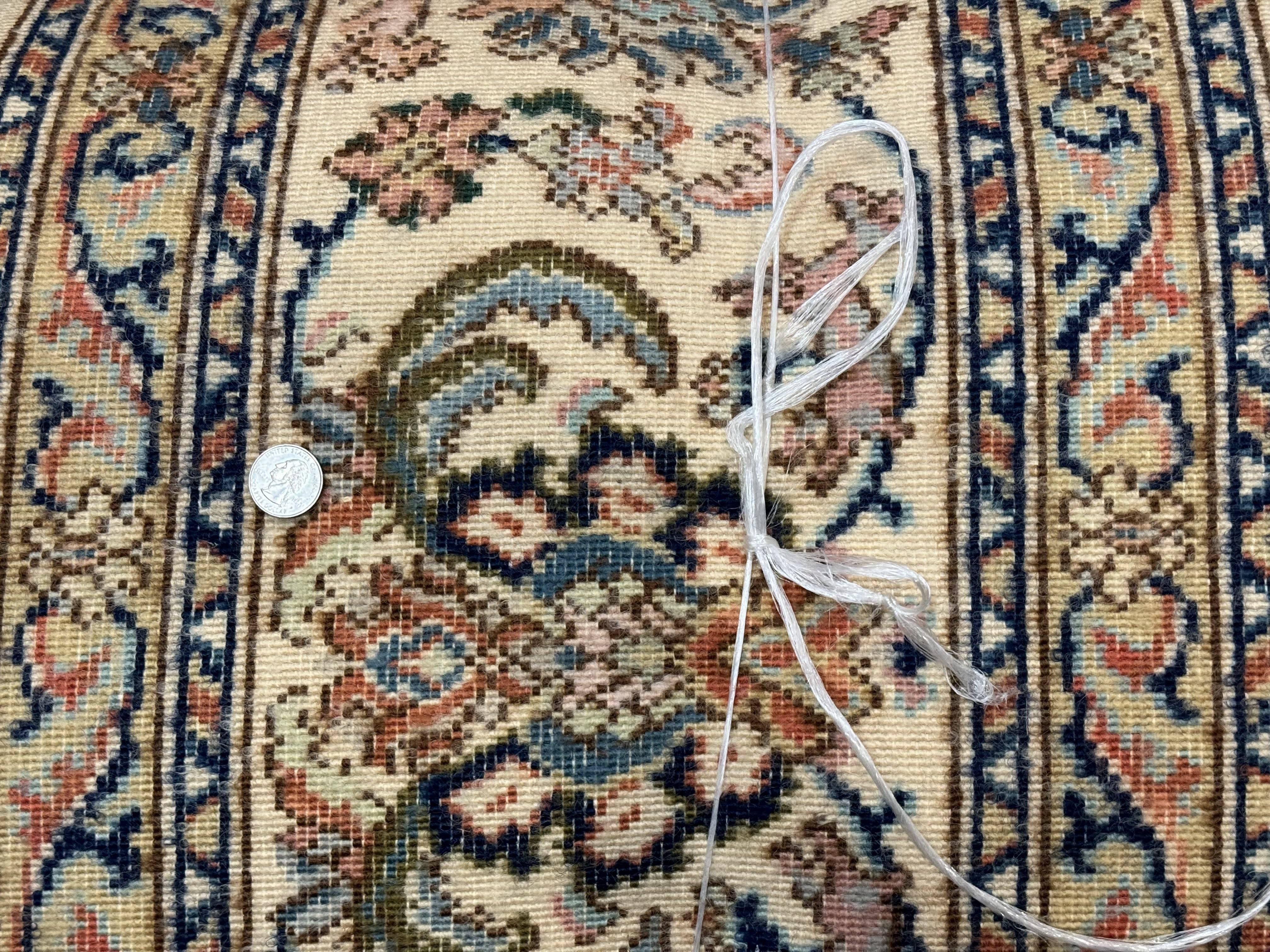 8.8 x 12 Karastan Tabriz Rug #738 Wool Vintage Discontinued Original 700 Series - Jewel Rugs