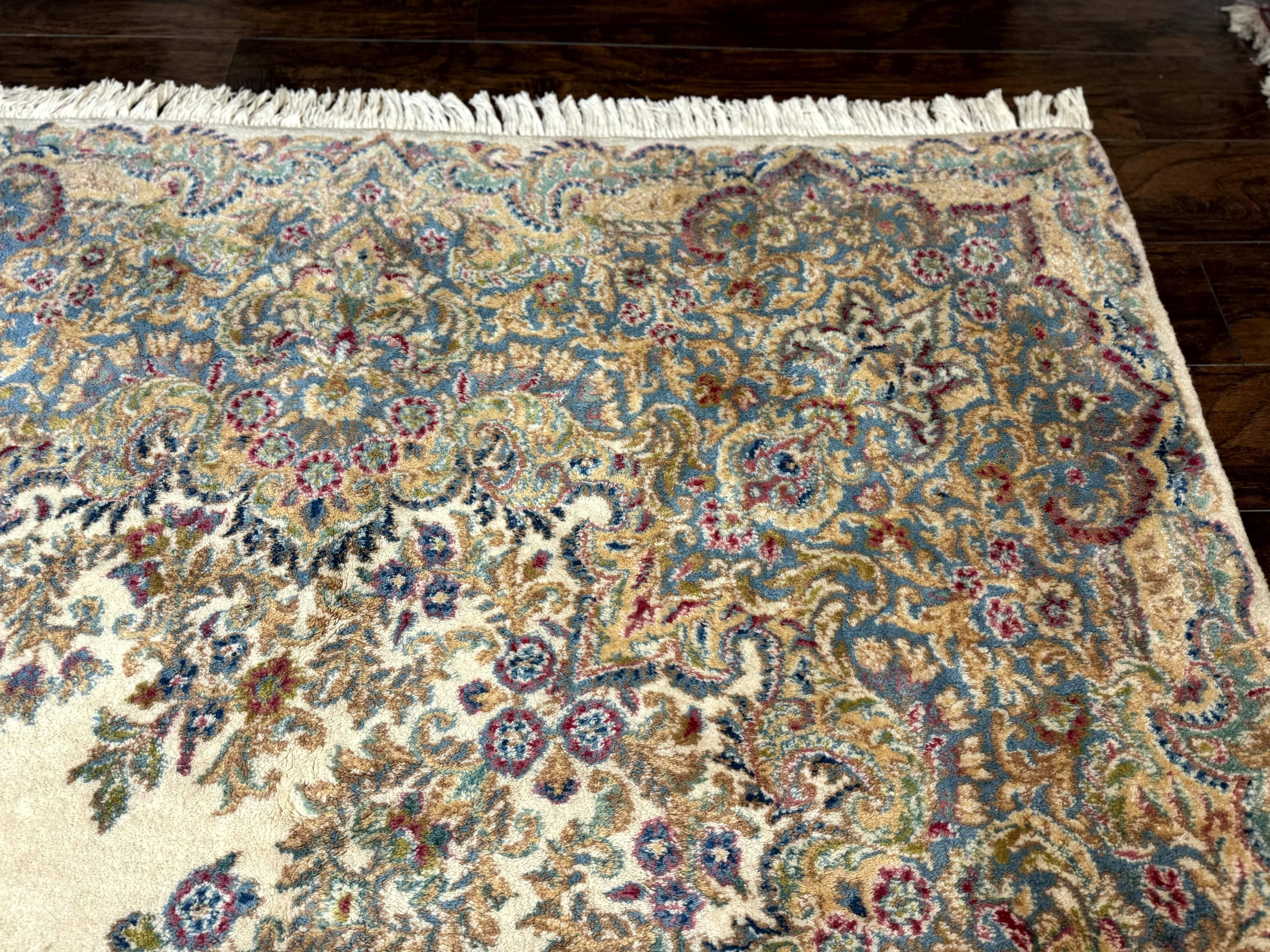 Persian Kerman Rug 10x15, Pastel Colors - Jewel Rugs