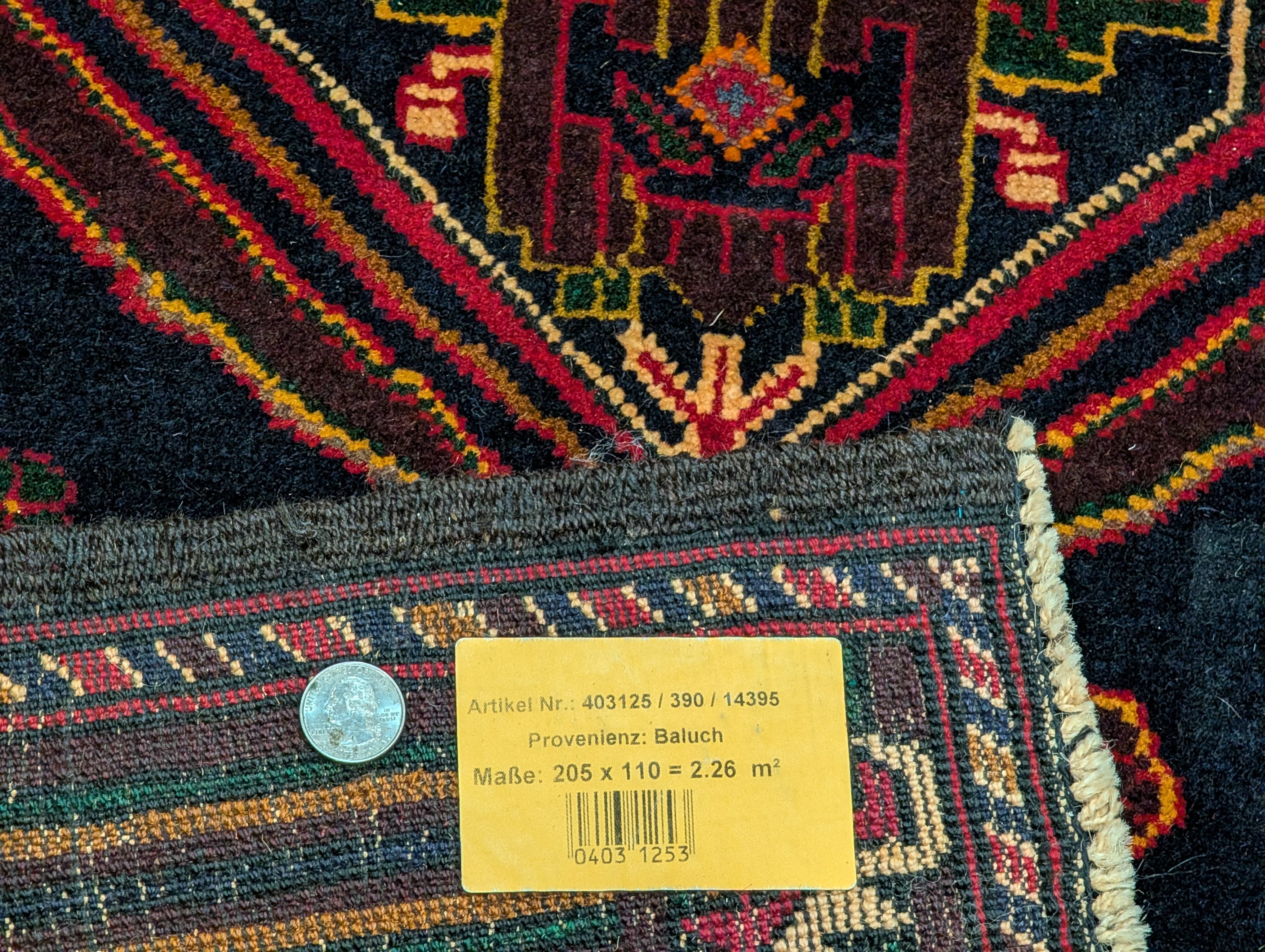 Afghan Baluch Rug 4x7, Persian Vase Design, Handmade, Wool, New - Jewel Rugs