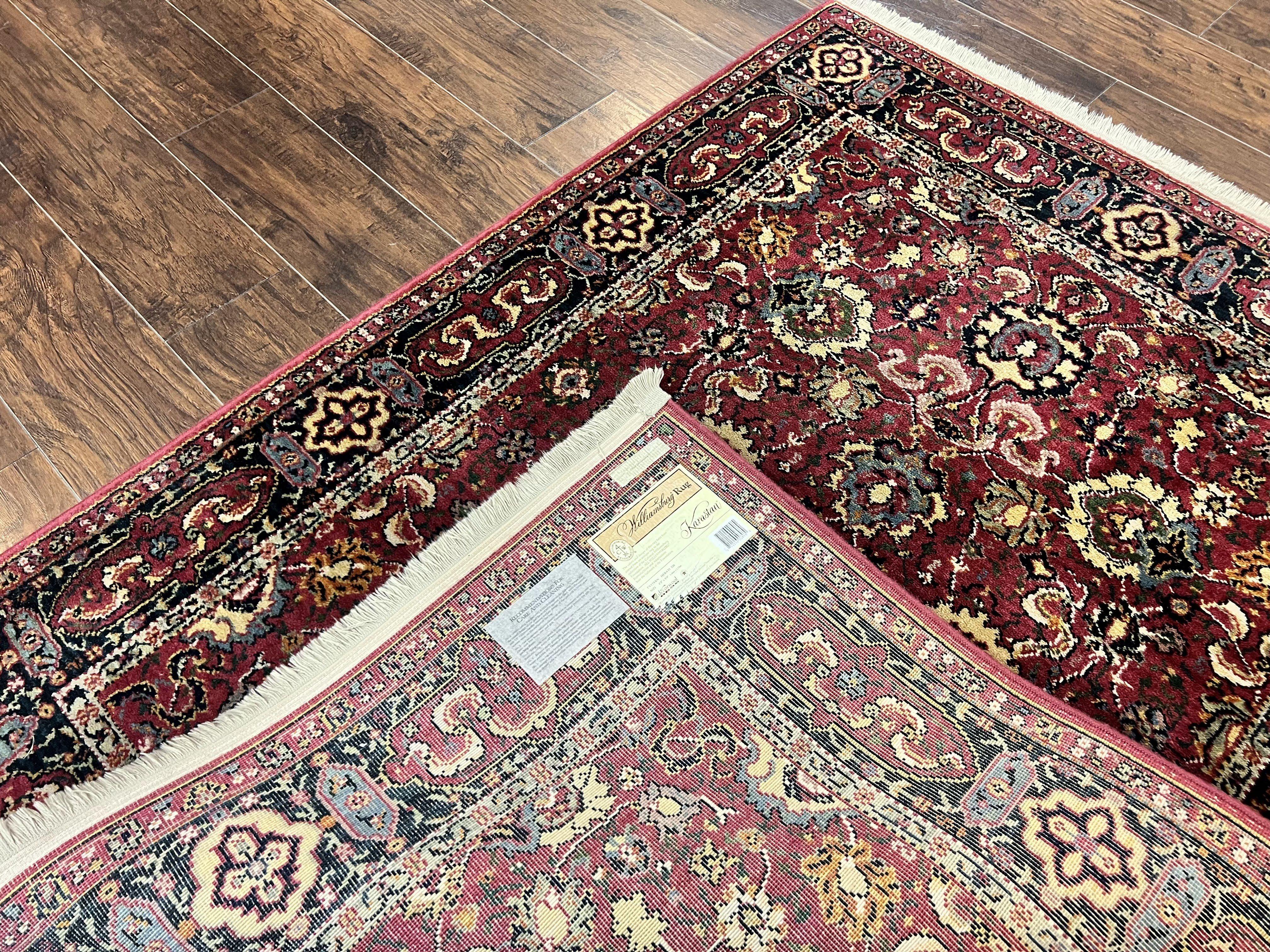 Karastan Rug 4x6, Williamsburg Herati #558, Wool Karastan Carpet, Vintage Karastan Persian Area Rug, Wool Pile - Jewel Rugs