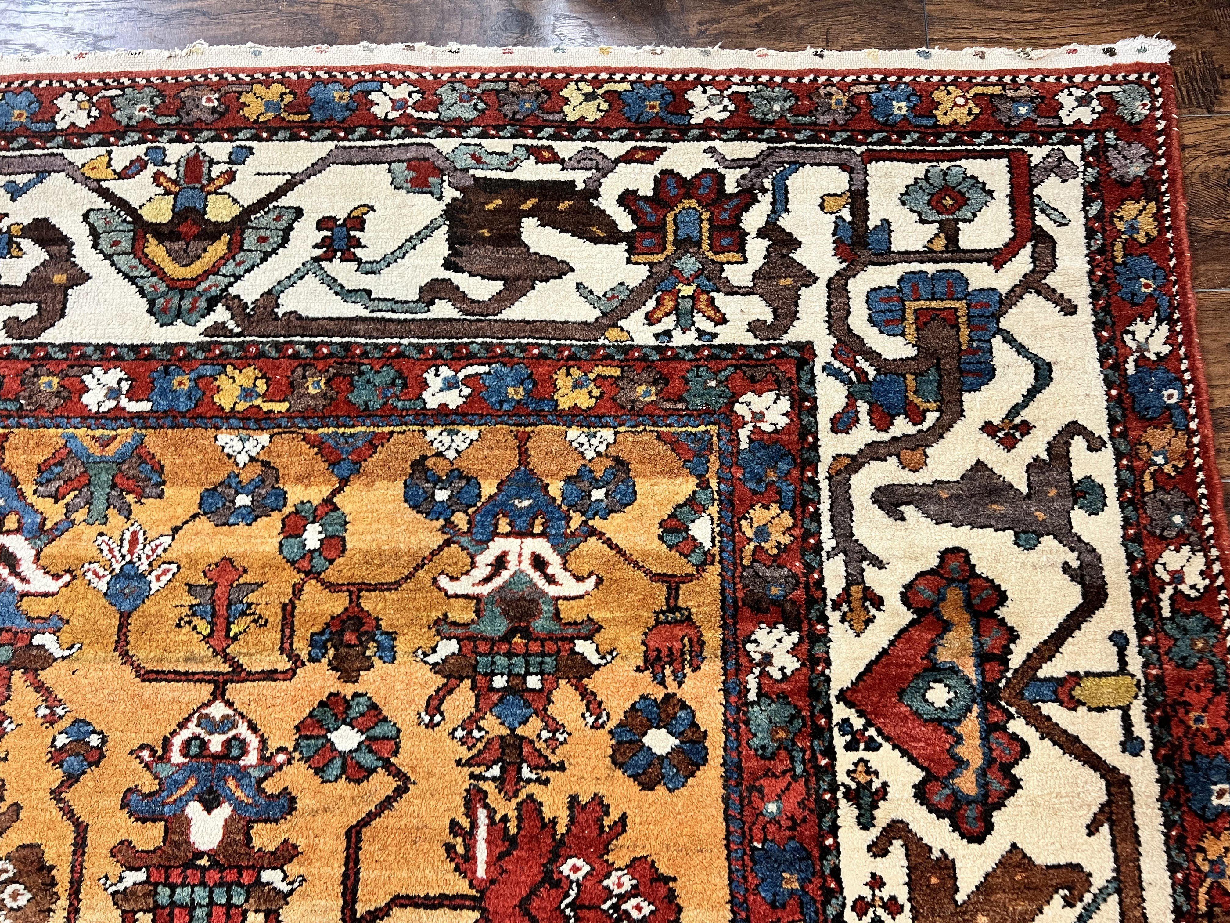 Antique Persian Bakhtiari Rug 14x19 – Rare Palace Size Carpet - Jewel Rugs