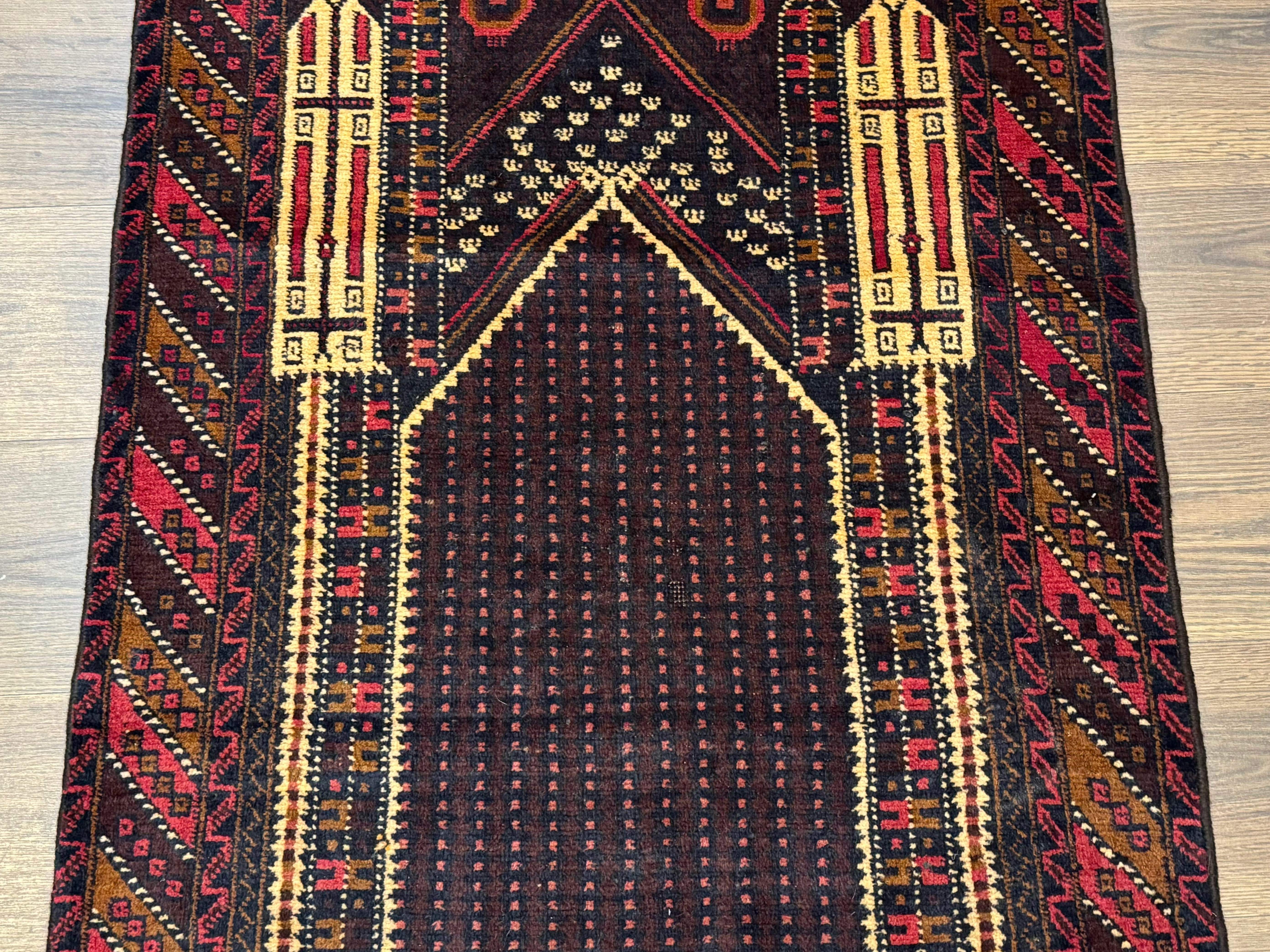 Persian Baluchi Prayer Rug 3x5 - Jewel Rugs