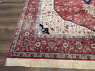 Sino Persian Heriz Serapi Rug 9x12, Very Fine 500 KPSI, Wool, Hand Knotted - Jewel Rugs