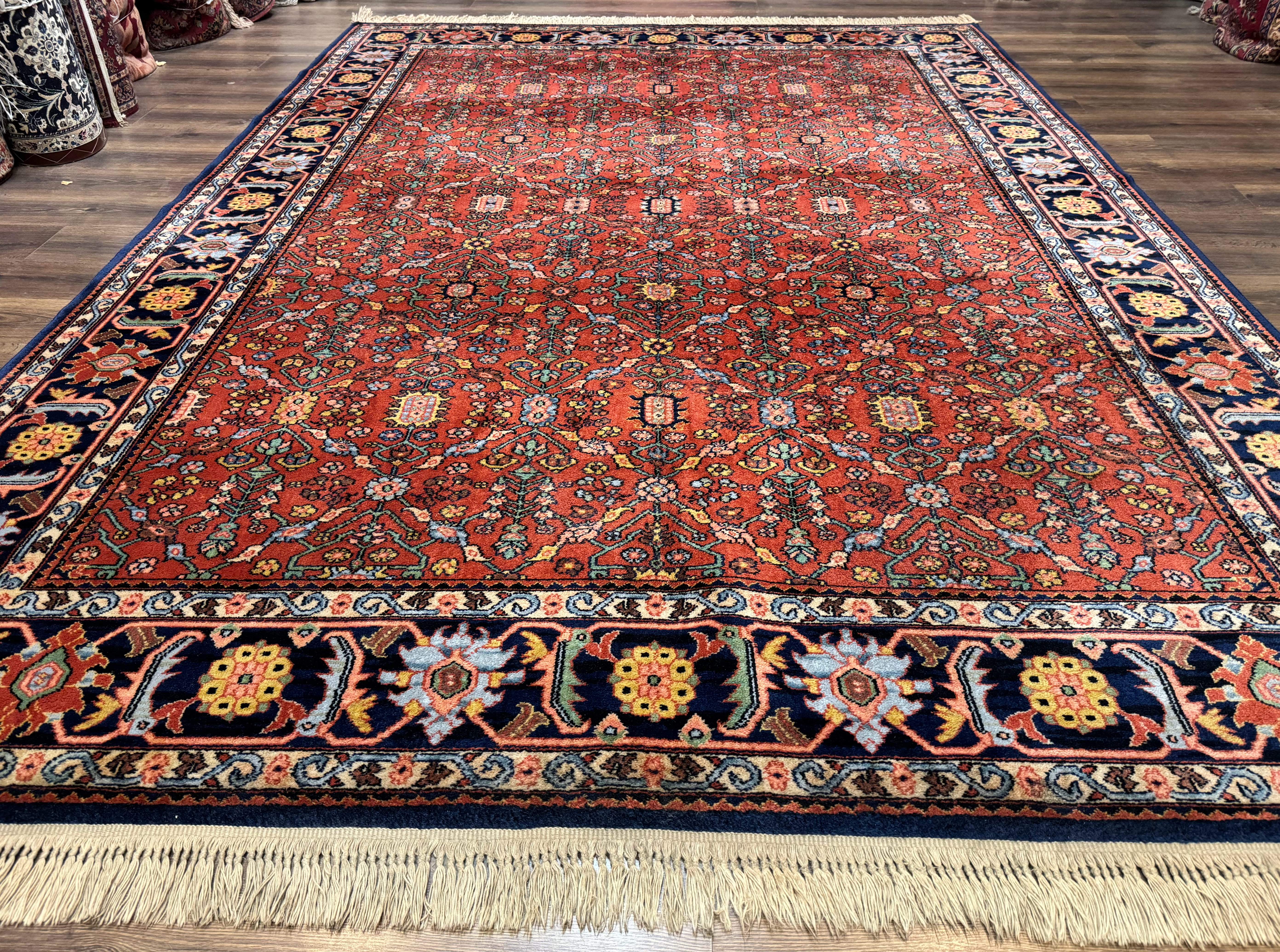 Vintage Karastan Rug, 8.8 x 12 Karastan Serapi Pattern #729, Original Karastan Collection, Wool Karastan Carpet, 700 Series, Discontinued - Jewel Rugs