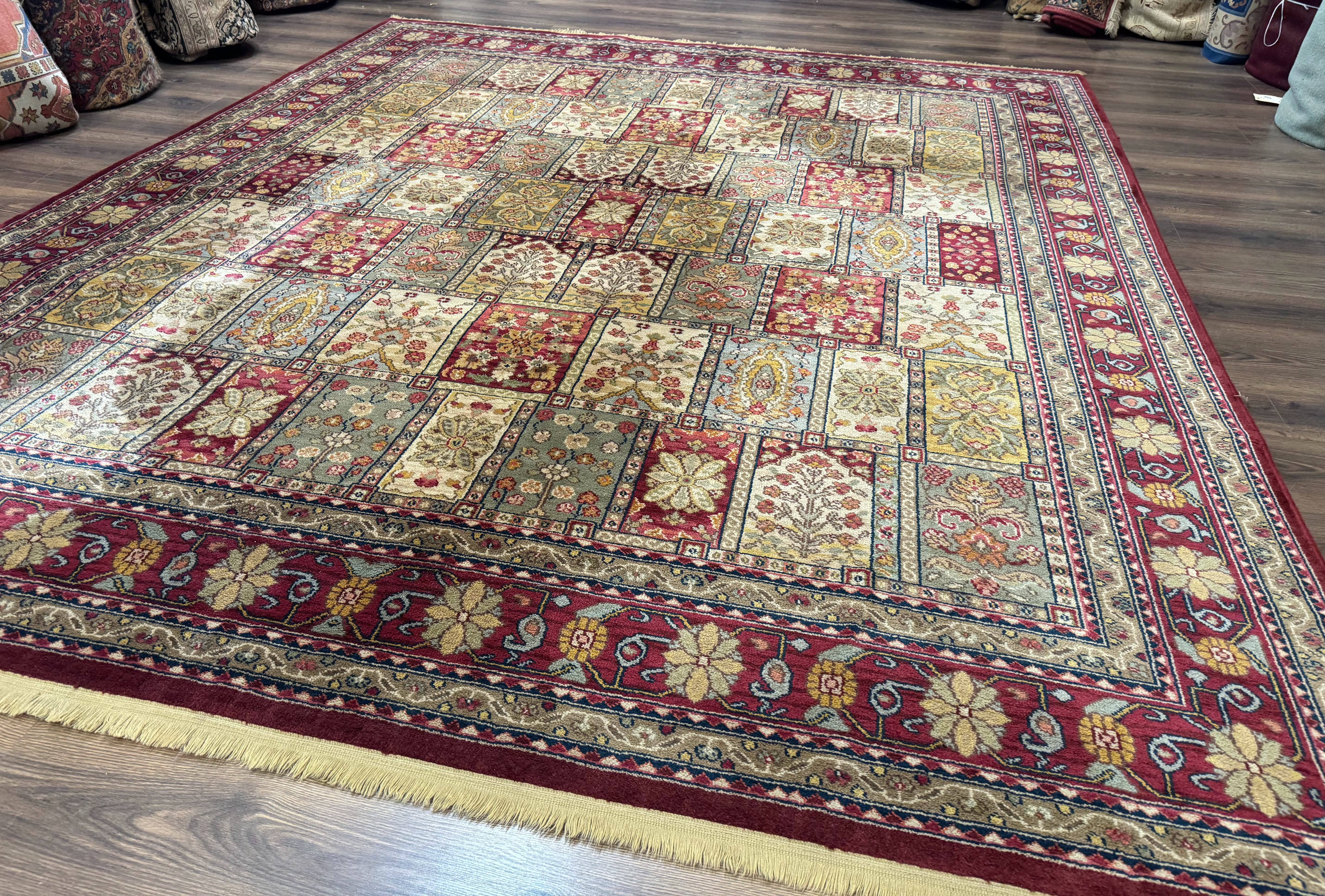 Karastan Bakhtiyari Rug 8.8 x 10, Antique Legends Karastan Wool Carpet #2200-202, Multicolor Panel - Jewel Rugs
