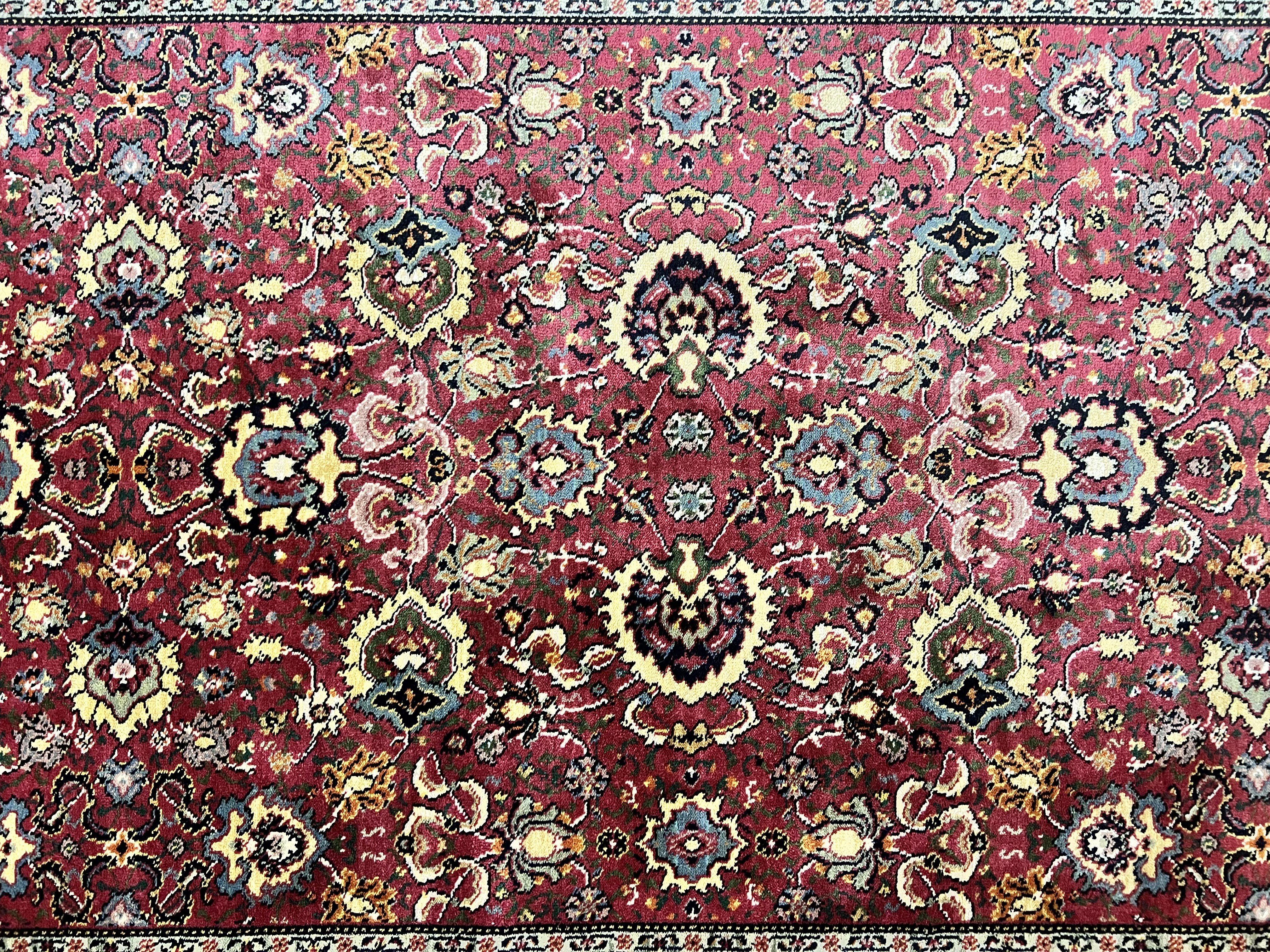 Karastan Rug 6x9, Williamsburg Herati #558, Wool Karastan Carpet, Vintage Karastan Persian Area Rug, Wool Pile - Jewel Rugs