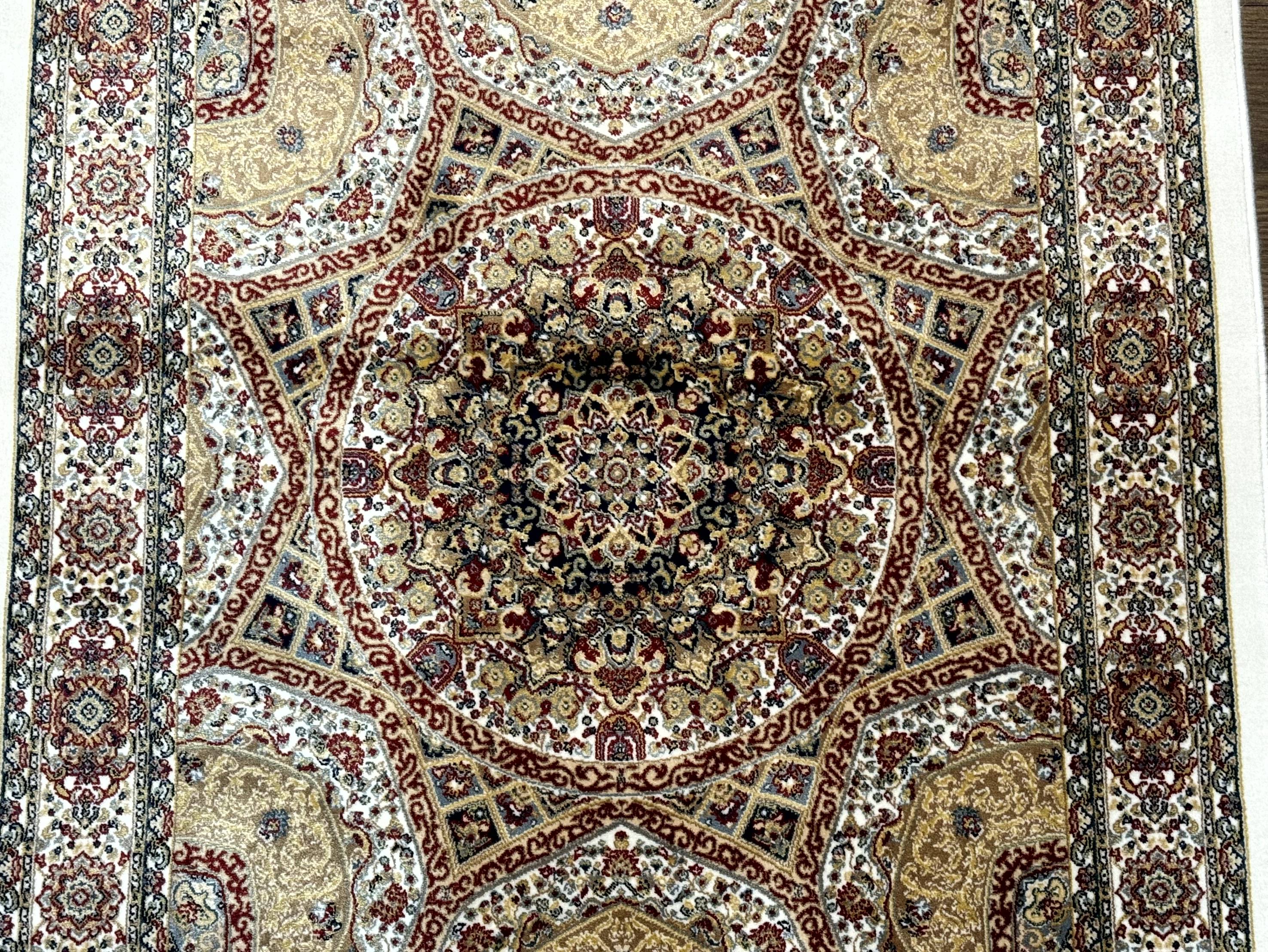 Turkish Silk Runner Rug 2.6 x 12, Hereke Mamluk Runner, Bamboo Silk, New - Jewel Rugs