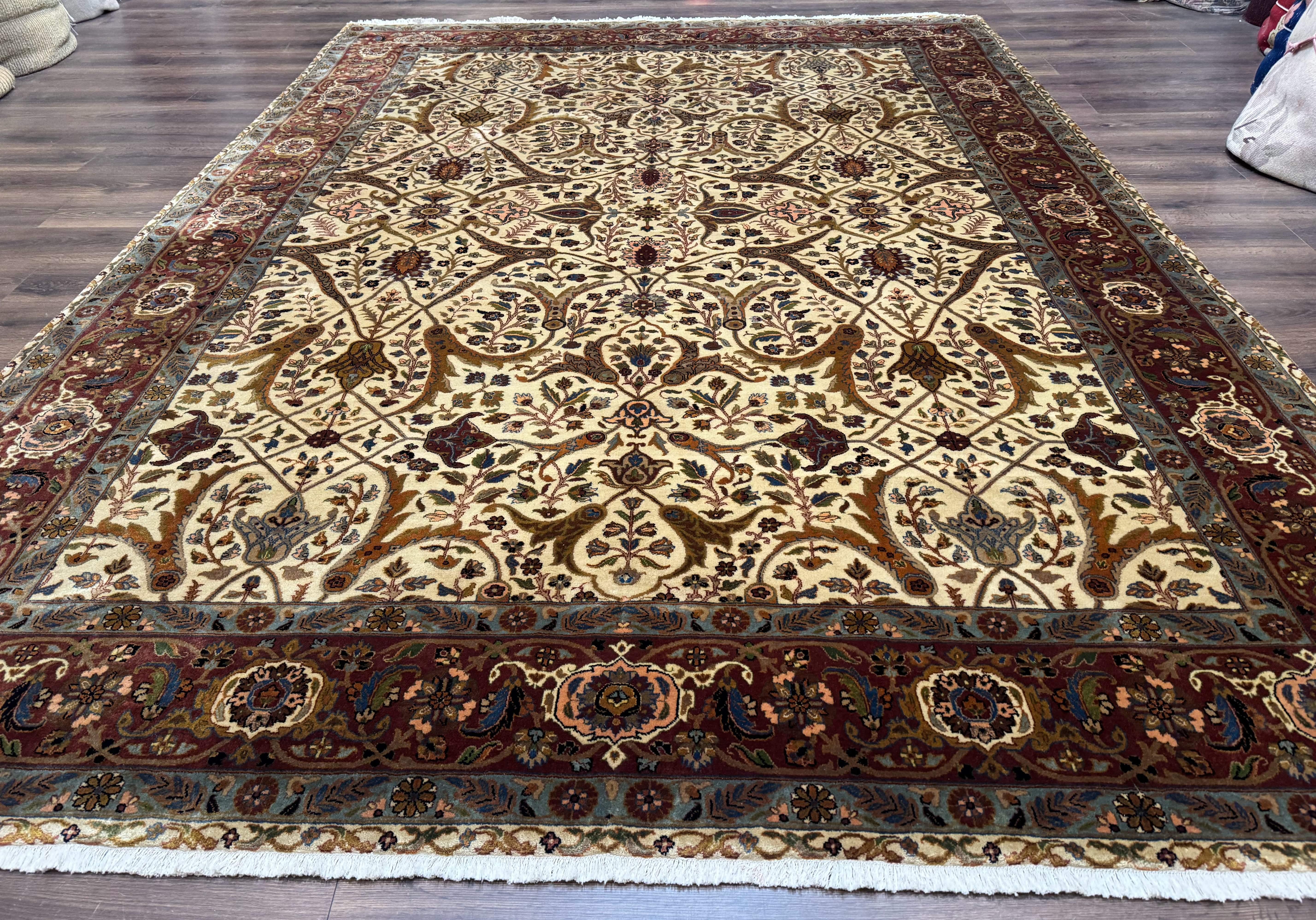 Persian Bidjar Rug 9x12 - Mustafi Allover Pattern - Traditional Carpet - Jewel Rugs