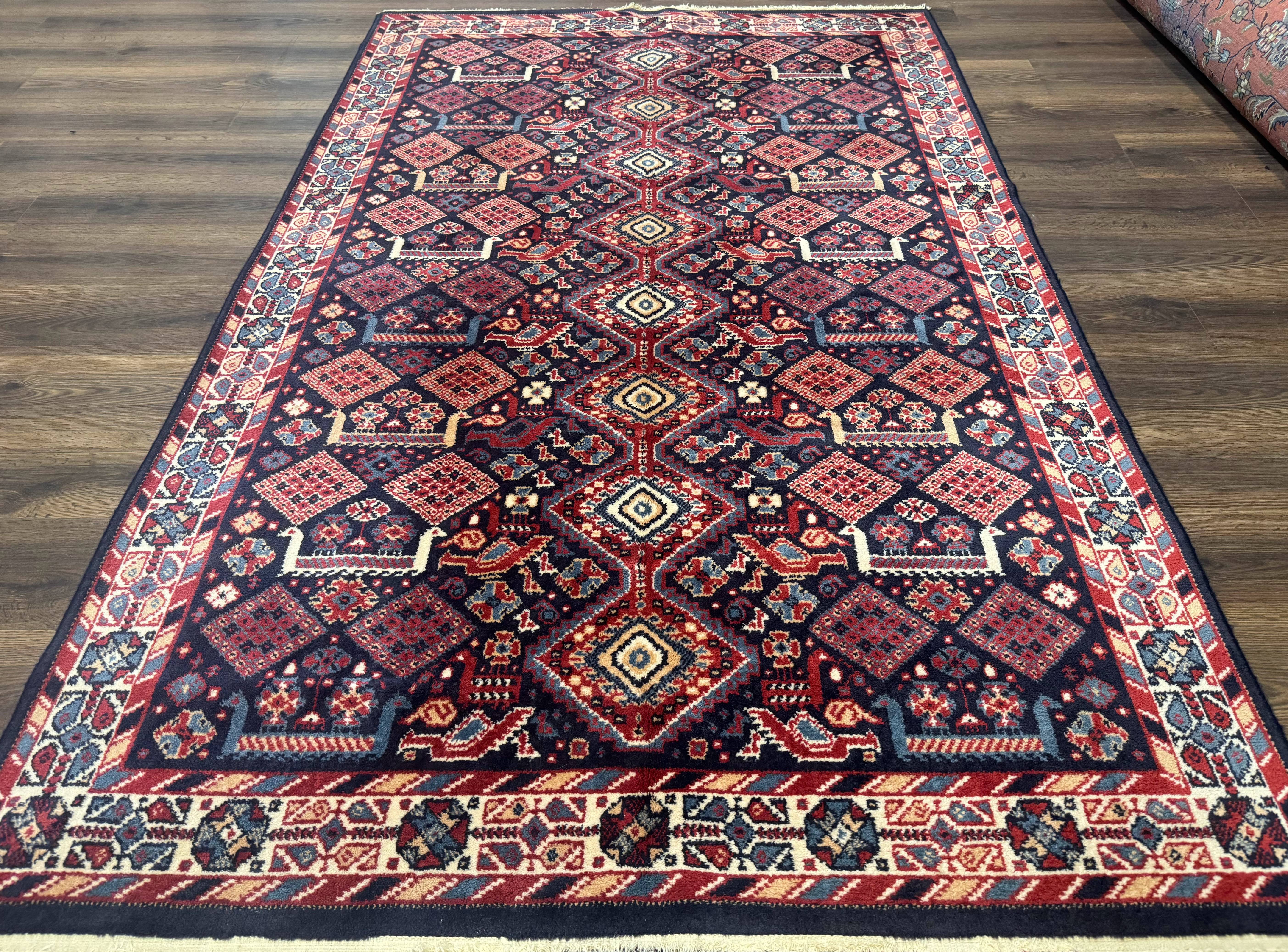 Karastan Rug 5x8, Yuruk Collection #530, Geometric Tribal Wool Pile Vintage Carpet - Jewel Rugs