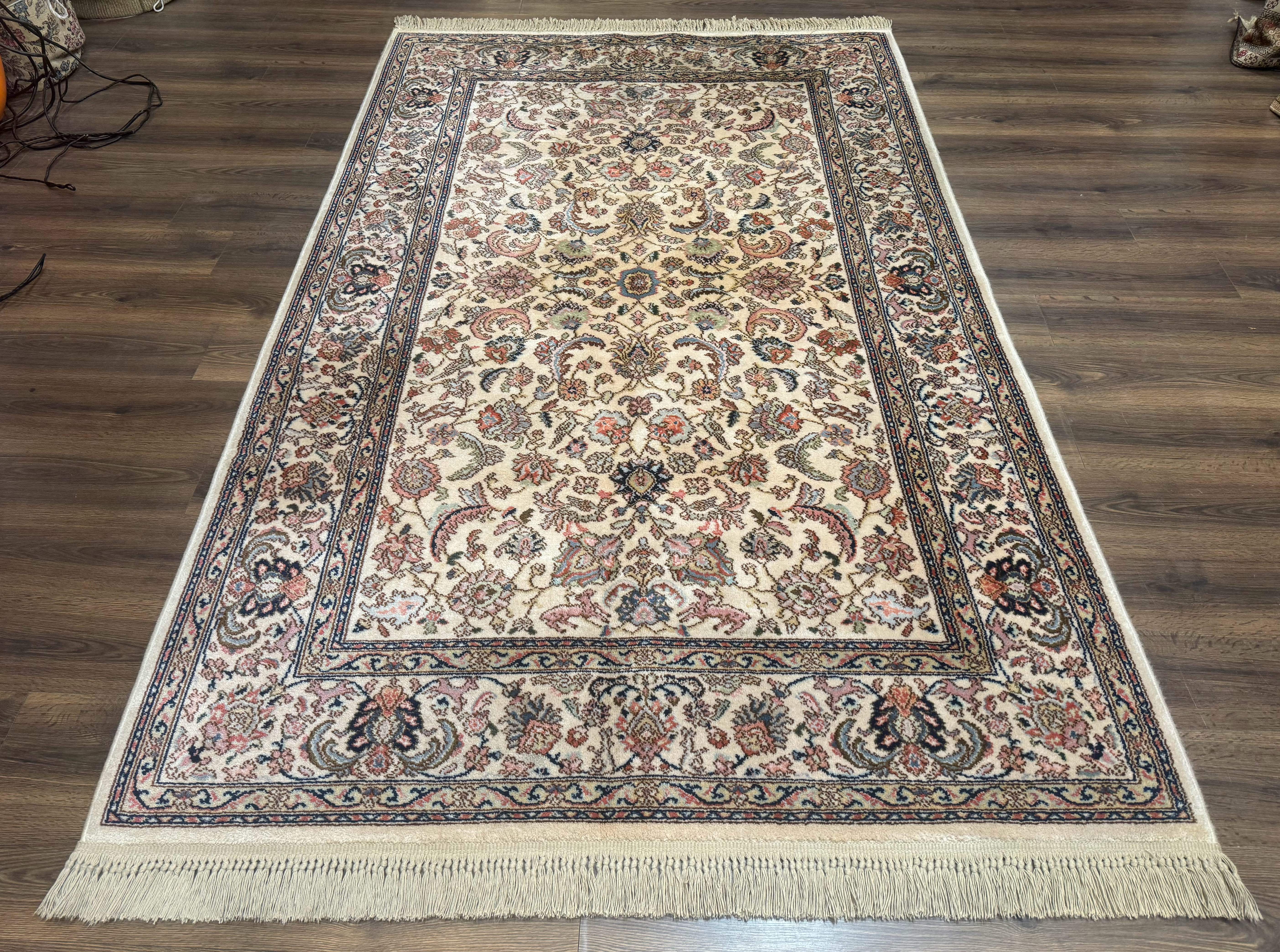 Karastan Rug 5.9 x 9, Wool, Ta'briz #738, Original 700 Series - Jewel Rugs